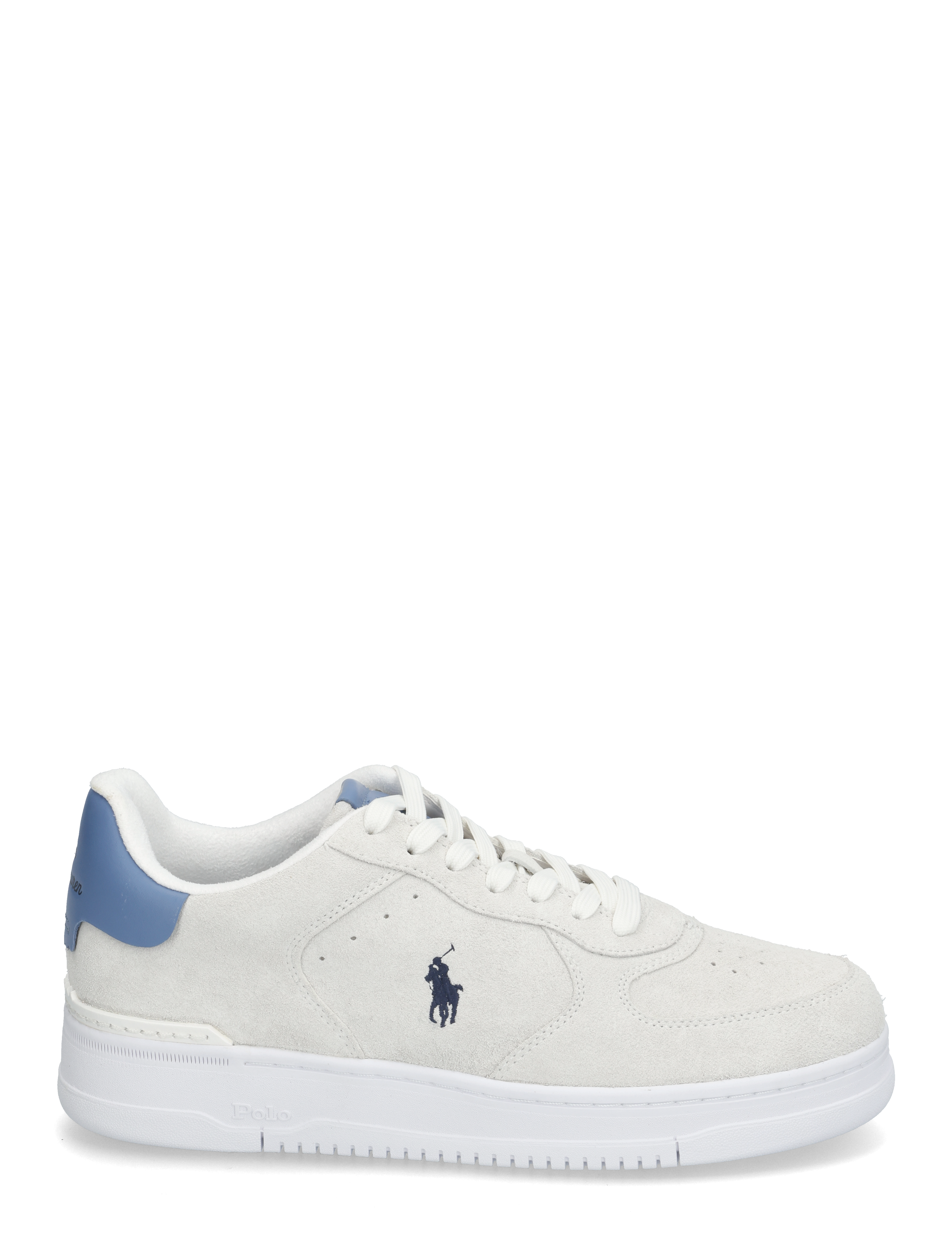 Polo Ralph Lauren - Masters Court Suede Sneaker - laag sneakers - bianco/campus blu - 1