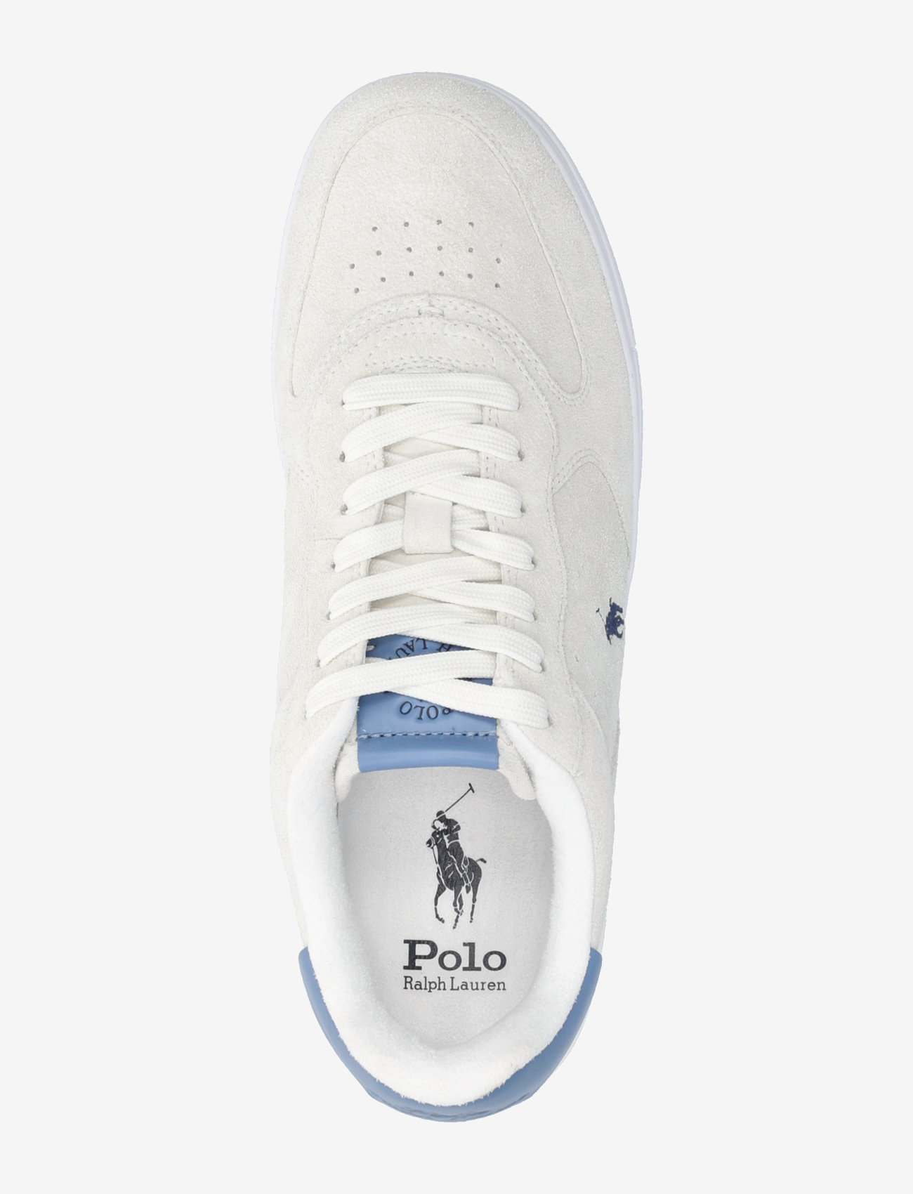Polo Ralph Lauren - Masters Court Suede Sneaker - baskets basses - bianco/campus blu - 3
