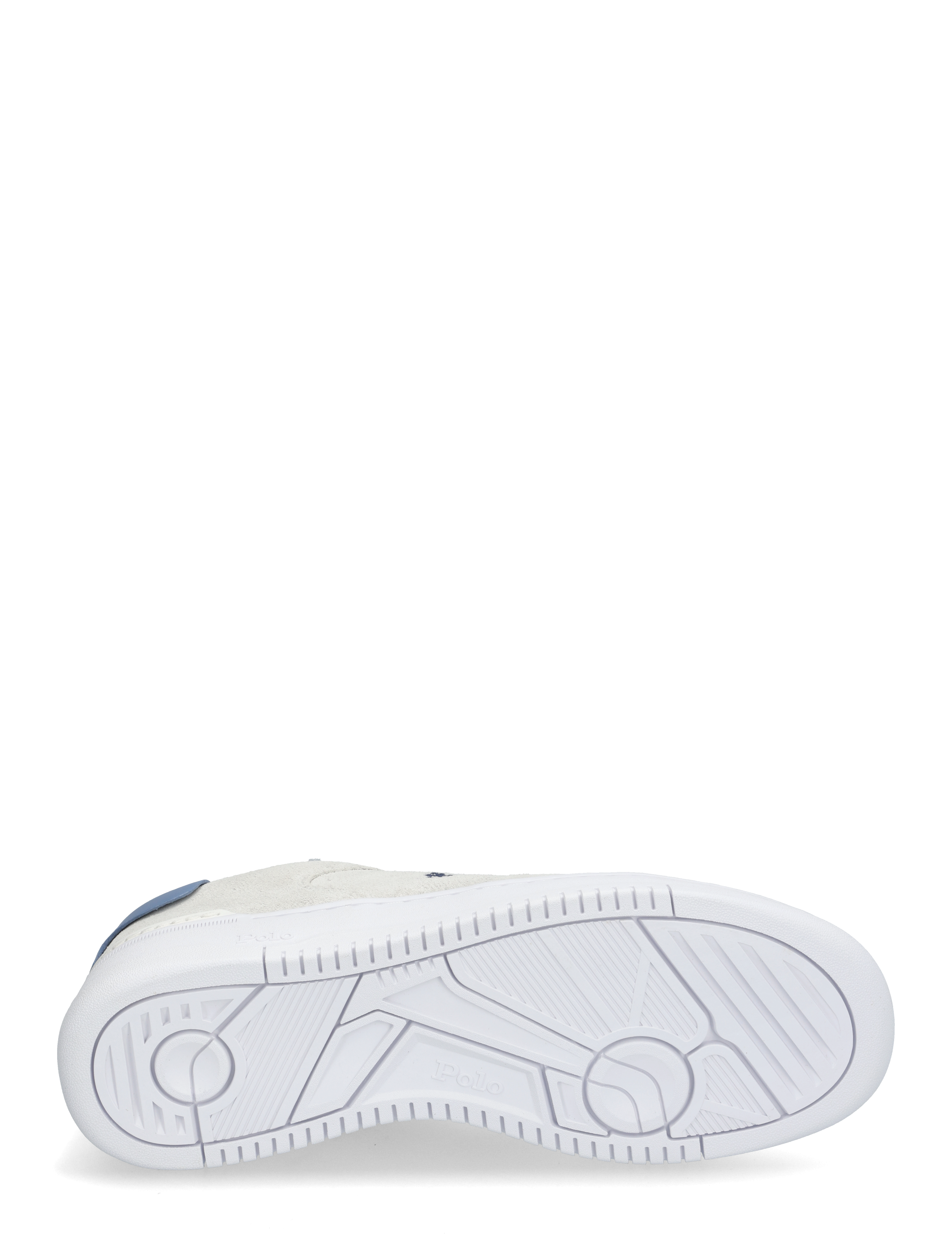 Polo Ralph Lauren - Masters Court Suede Sneaker - laag sneakers - bianco/campus blu - 4