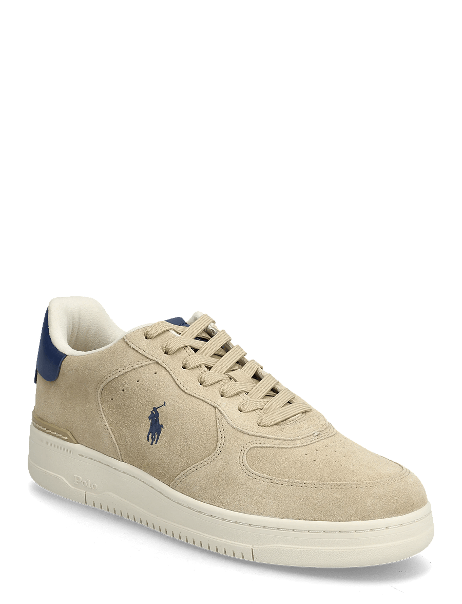 Polo Ralph Lauren - Masters Court Suede Sneaker - baskets basses - bone/light navy - 0