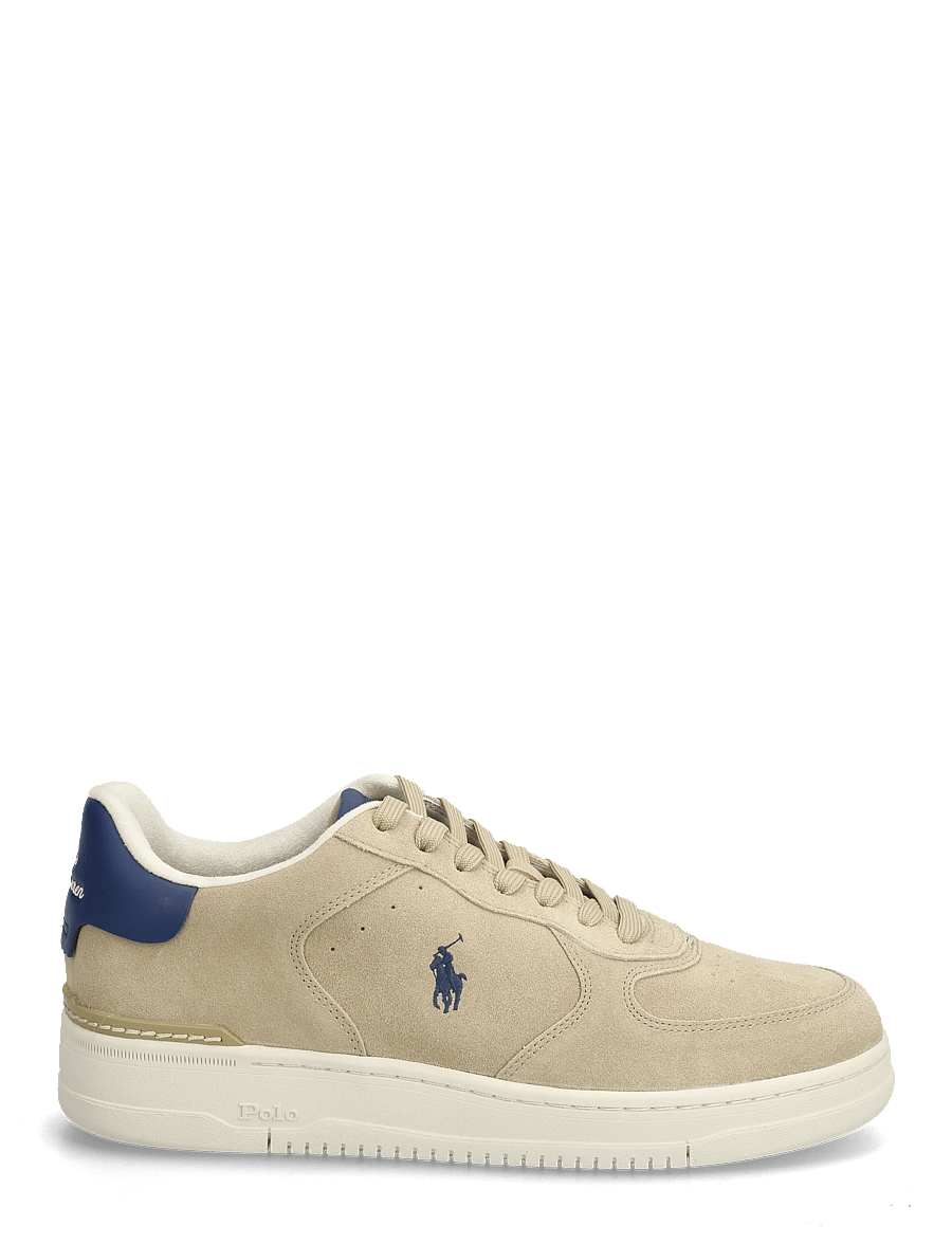 Polo Ralph Lauren - Masters Court Suede Sneaker - baskets basses - bone/light navy - 1