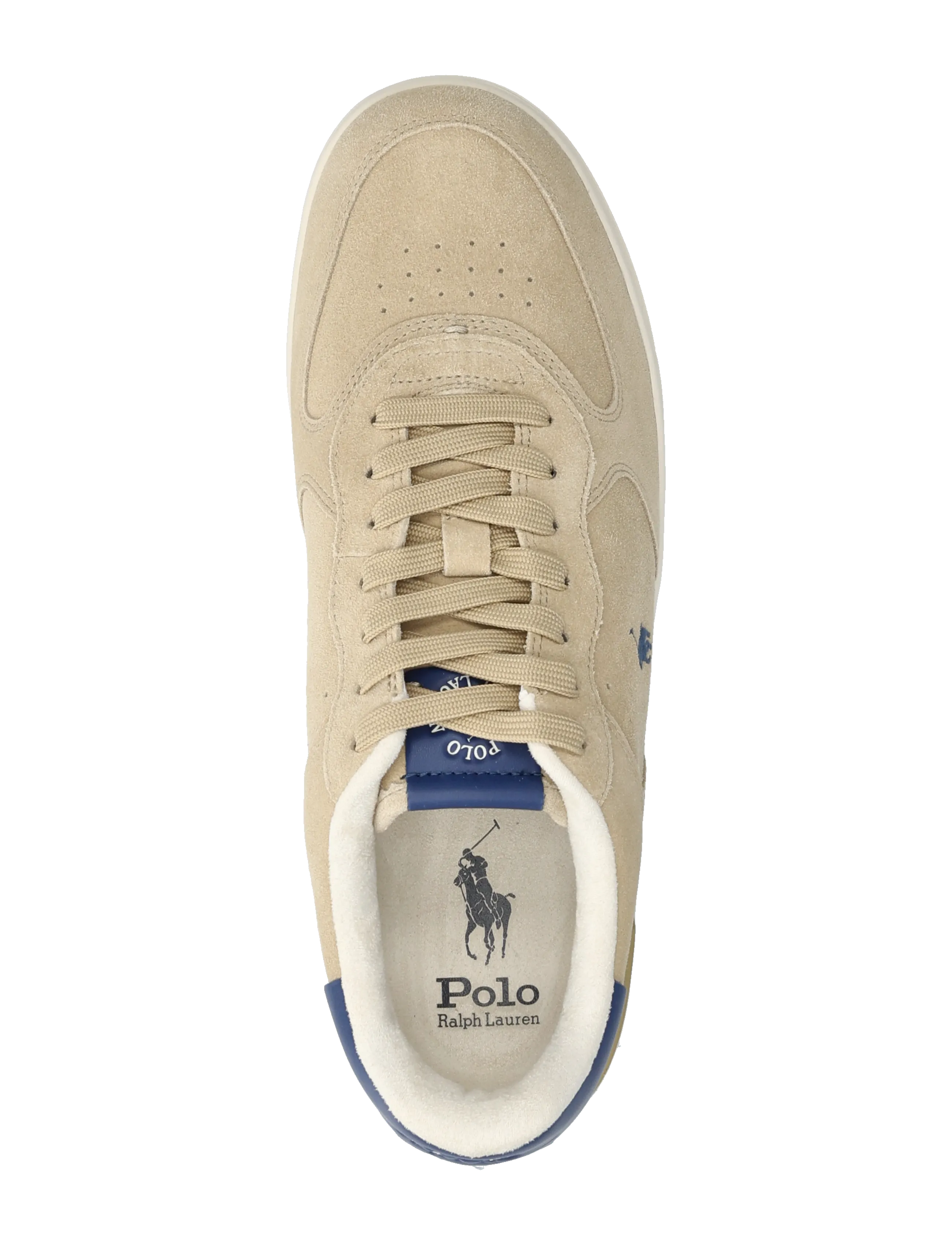Polo Ralph Lauren - Masters Court Suede Sneaker - baskets basses - bone/light navy - 3
