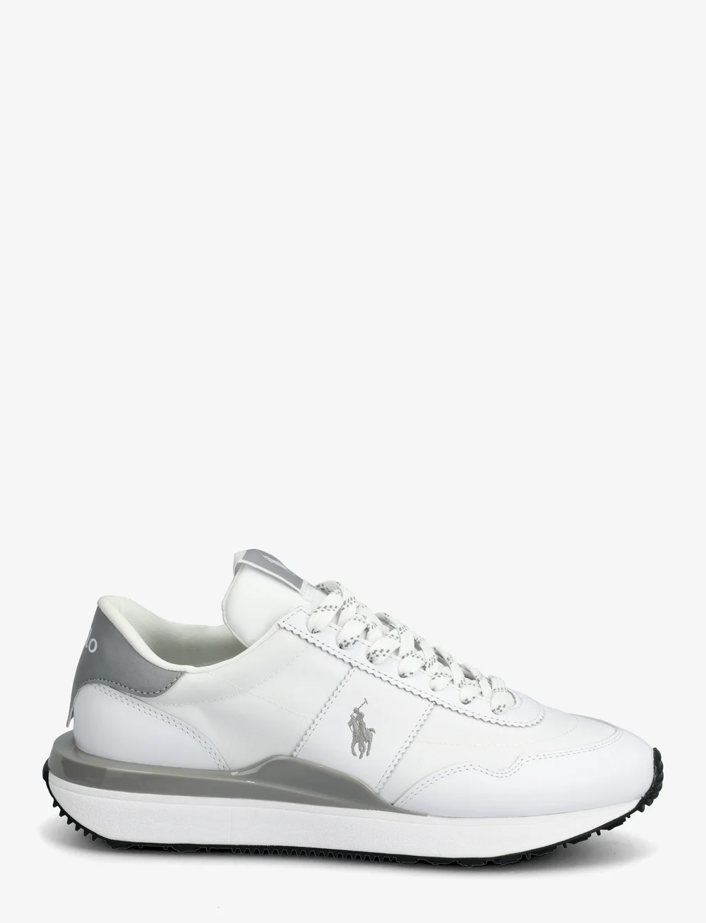 Polo Ralph Lauren - Train 89 Leather & Oxford Sneaker - niedriger schnitt - white - 1
