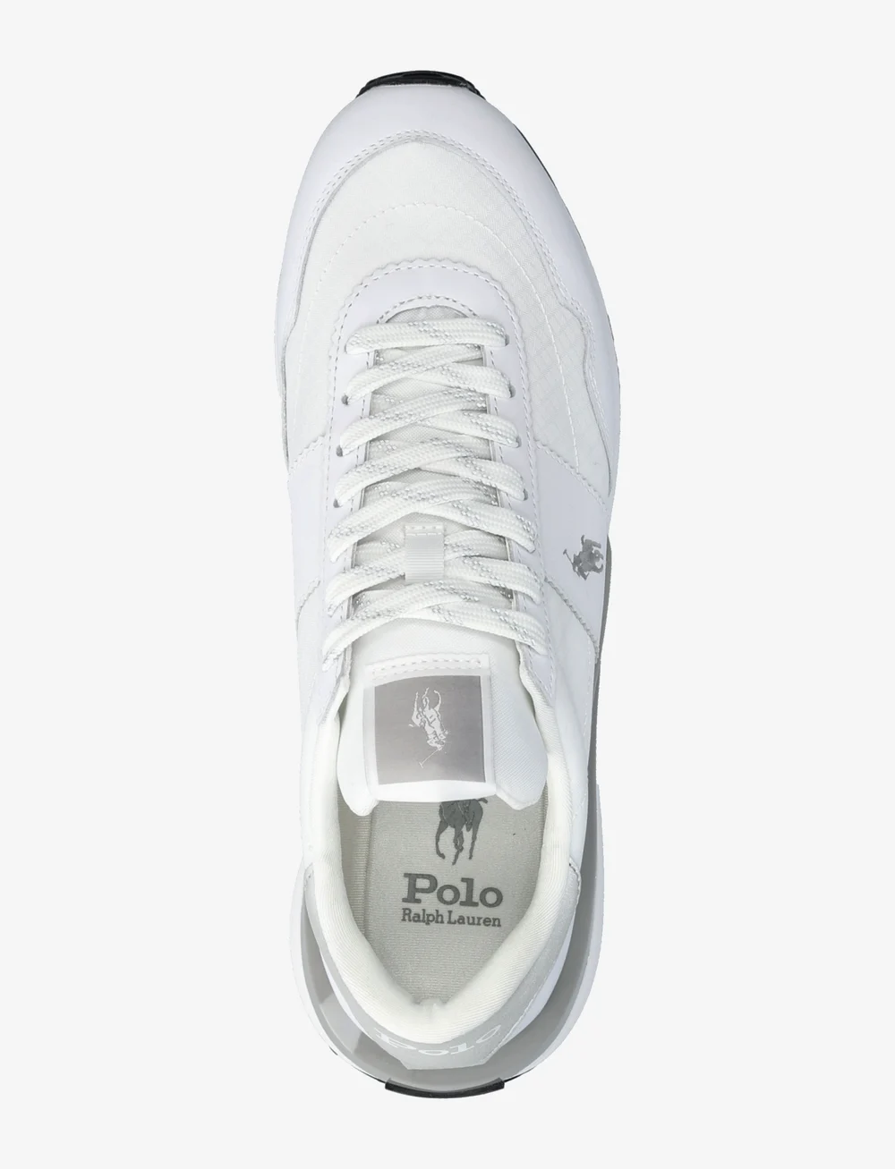Polo Ralph Lauren - Train 89 Leather & Oxford Sneaker - niedriger schnitt - white - 3