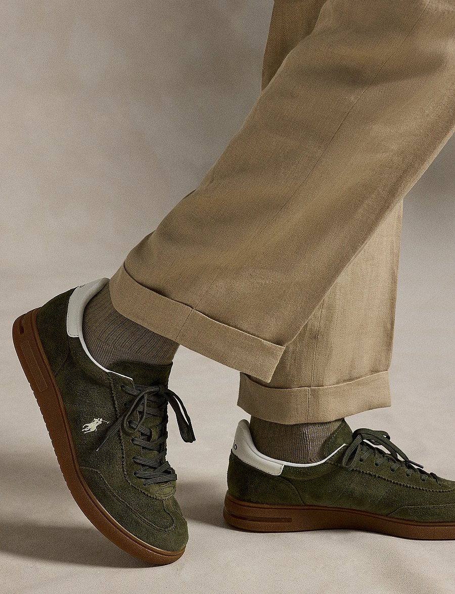Polo Ralph Lauren - SUEDE-BEDFORD PP-SK-LTL - laag sneakers - armadillo/deckwas - 5
