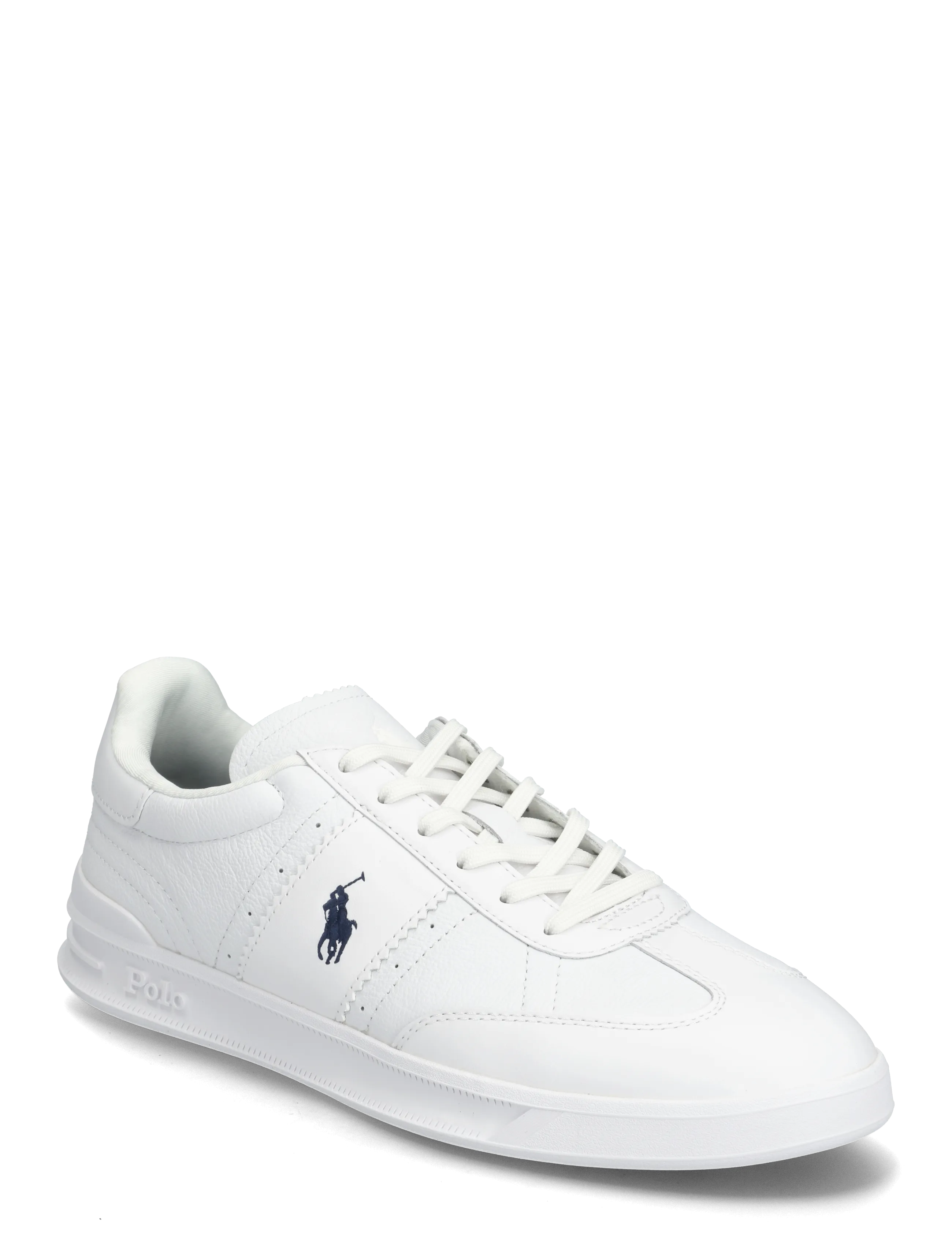 Polo Ralph Lauren SMOOTH/GRAINY LTHR-HRT AERA PP-SK-LTL - Schuhe - WHITE/NAVY / white