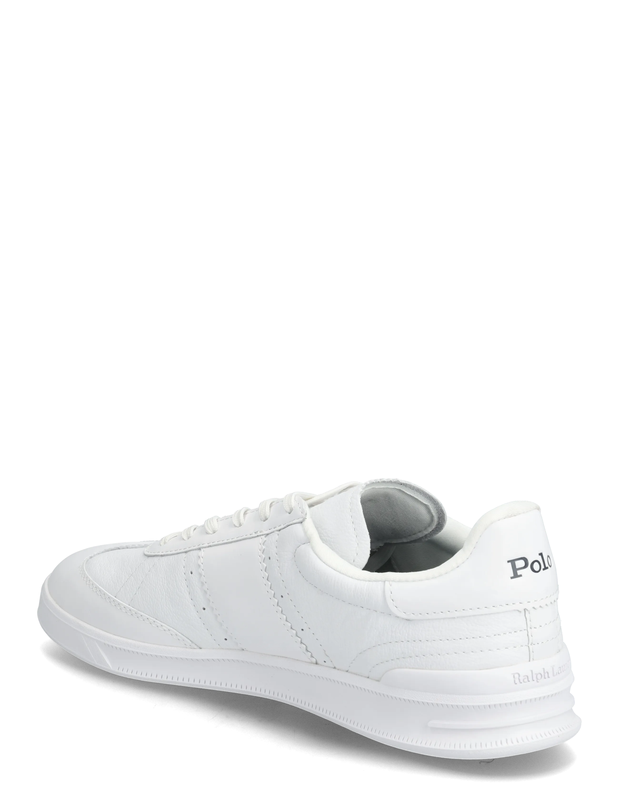 Polo Ralph Lauren - SMOOTH/GRAINY LTHR-HRT AERA PP-SK-L - lave sneakers - white/navy - 2