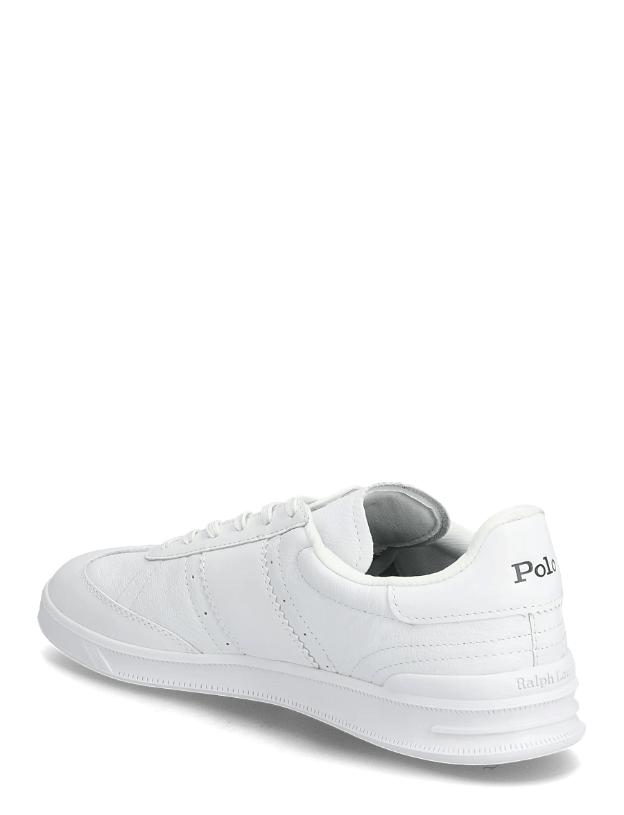 Polo Ralph Lauren - SMOOTH/GRAINY LTHR-HRT AERA PP-SK-L - low-top sneaker - white/navy - 2