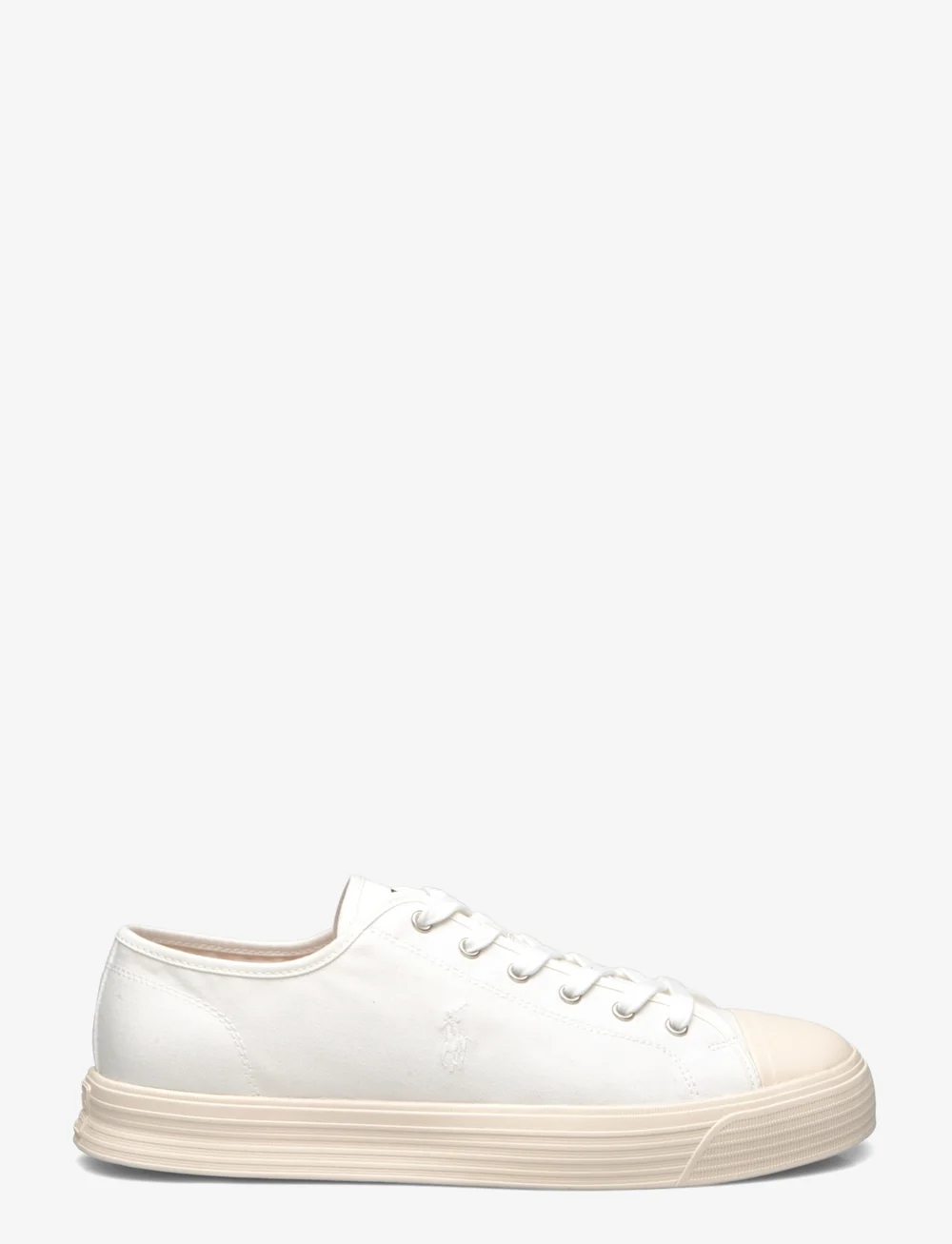 Polo Ralph Lauren - Ayers Canvas Low-Top Sneaker - madala säärega tossud - deckwash white - 1