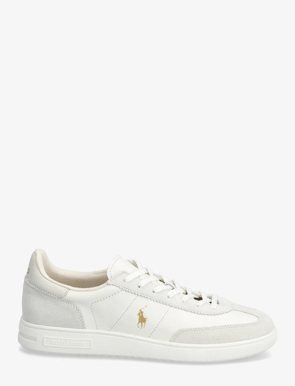 Polo Ralph Lauren - Bedford Leather-Suede Sneaker - niedriger schnitt - bianco/deckash wh - 1
