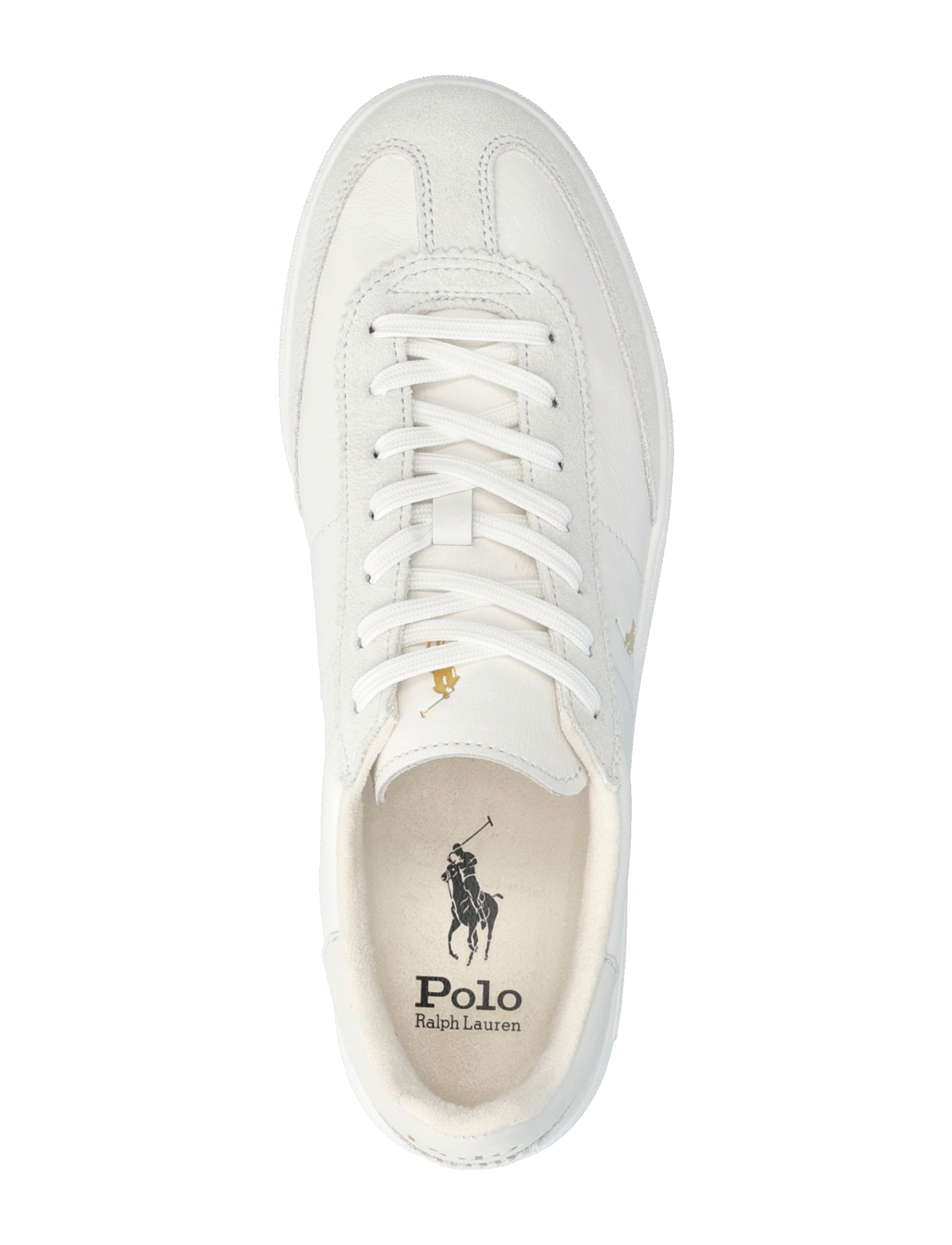 Polo Ralph Lauren - Bedford Leather-Suede Sneaker - baskets basses - bianco/deckash wh - 3