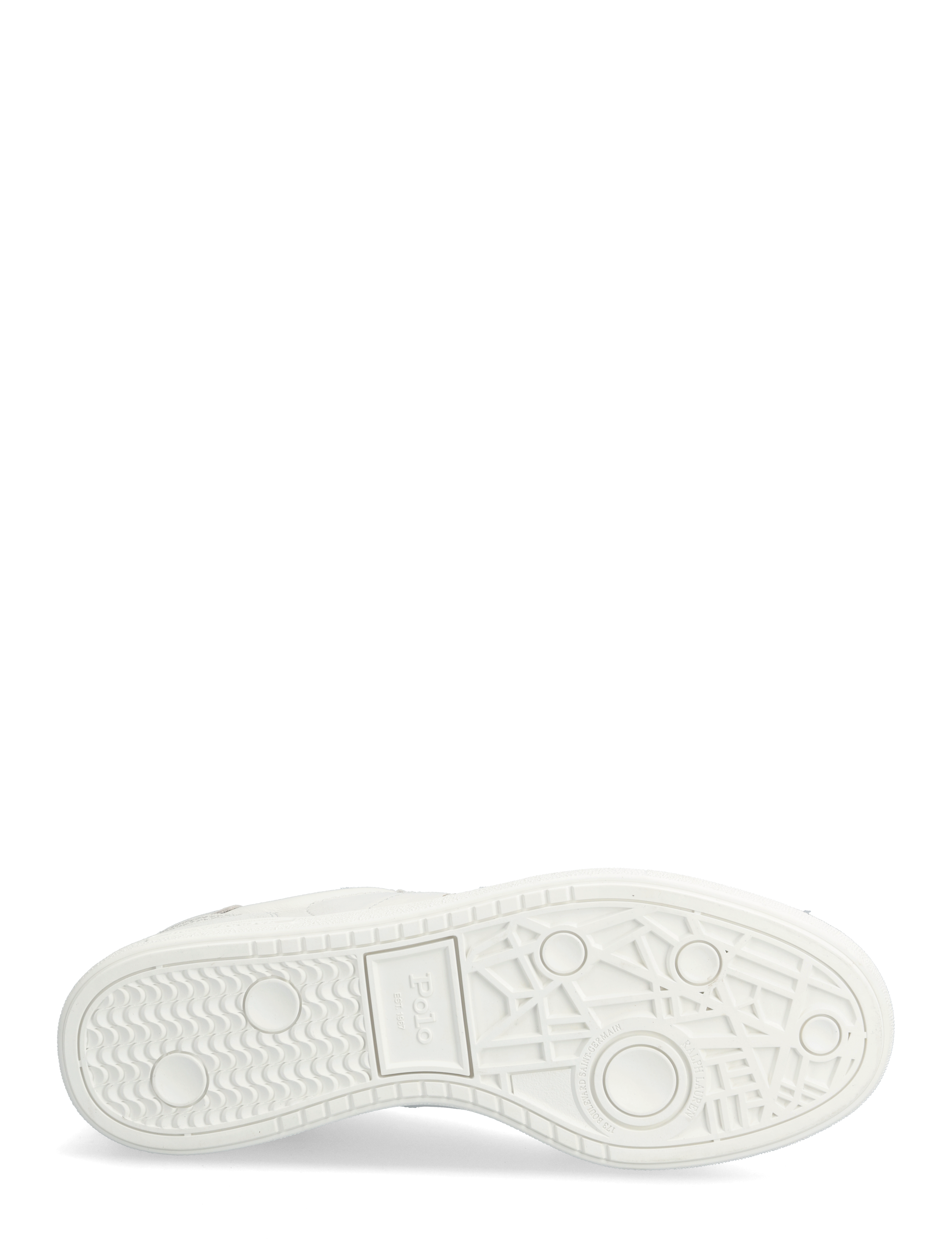 Polo Ralph Lauren - Bedford Leather-Suede Sneaker - baskets basses - bianco/deckash wh - 4