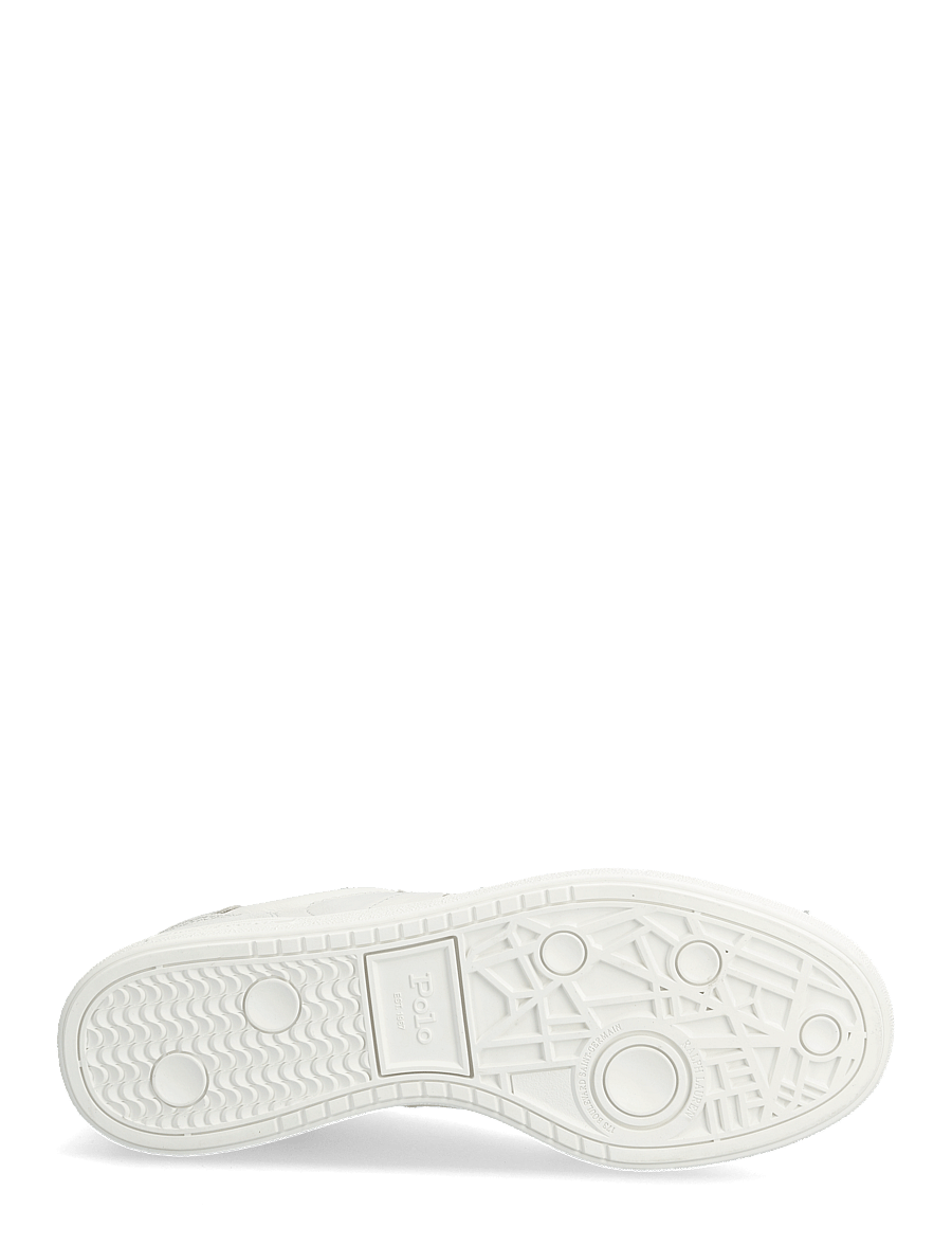 Polo Ralph Lauren - Bedford Leather-Suede Sneaker - baskets basses - bianco/deckash wh - 4