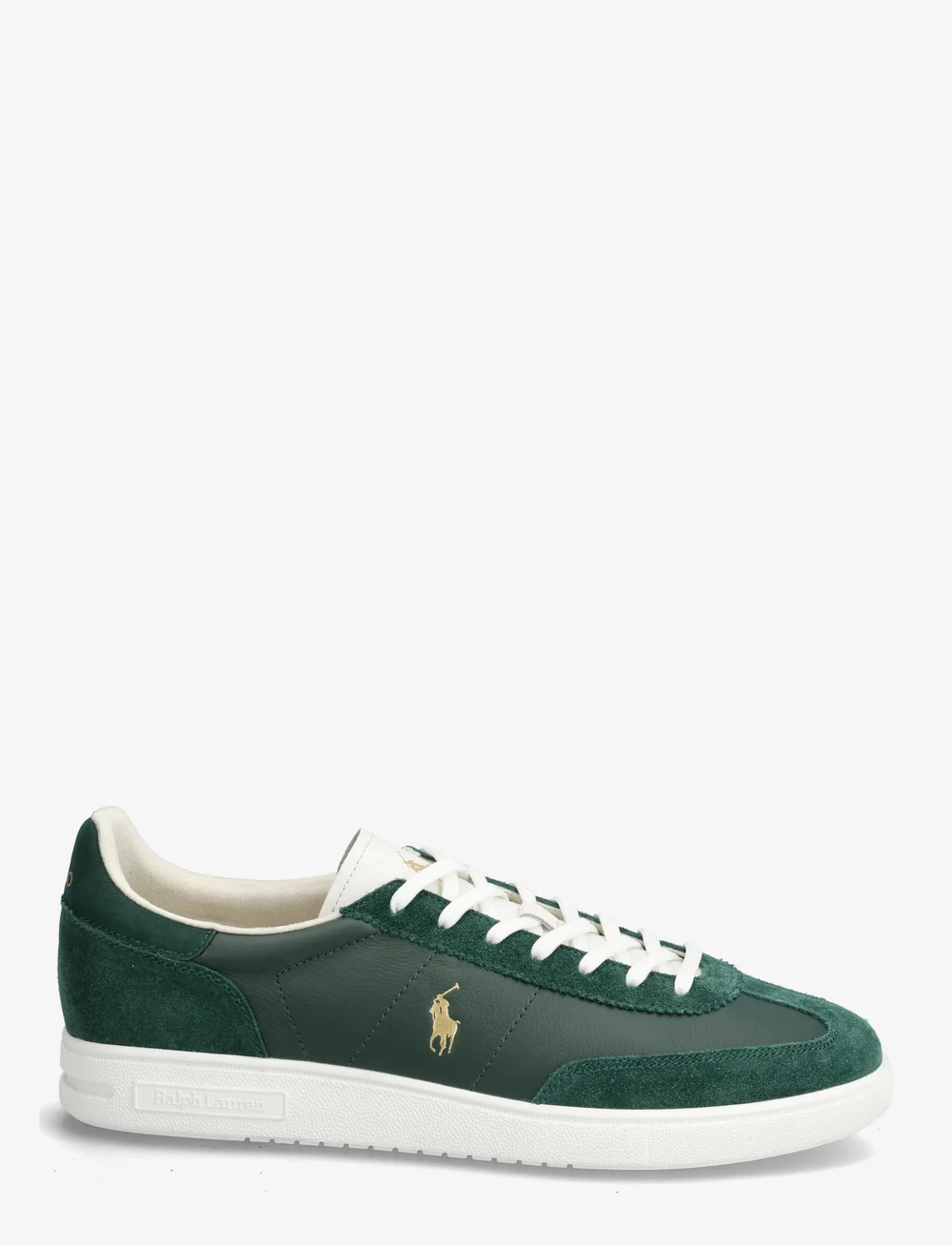Polo Ralph Lauren - Bedford Leather-Suede Sneaker - låga sneakers - college green/dec - 1