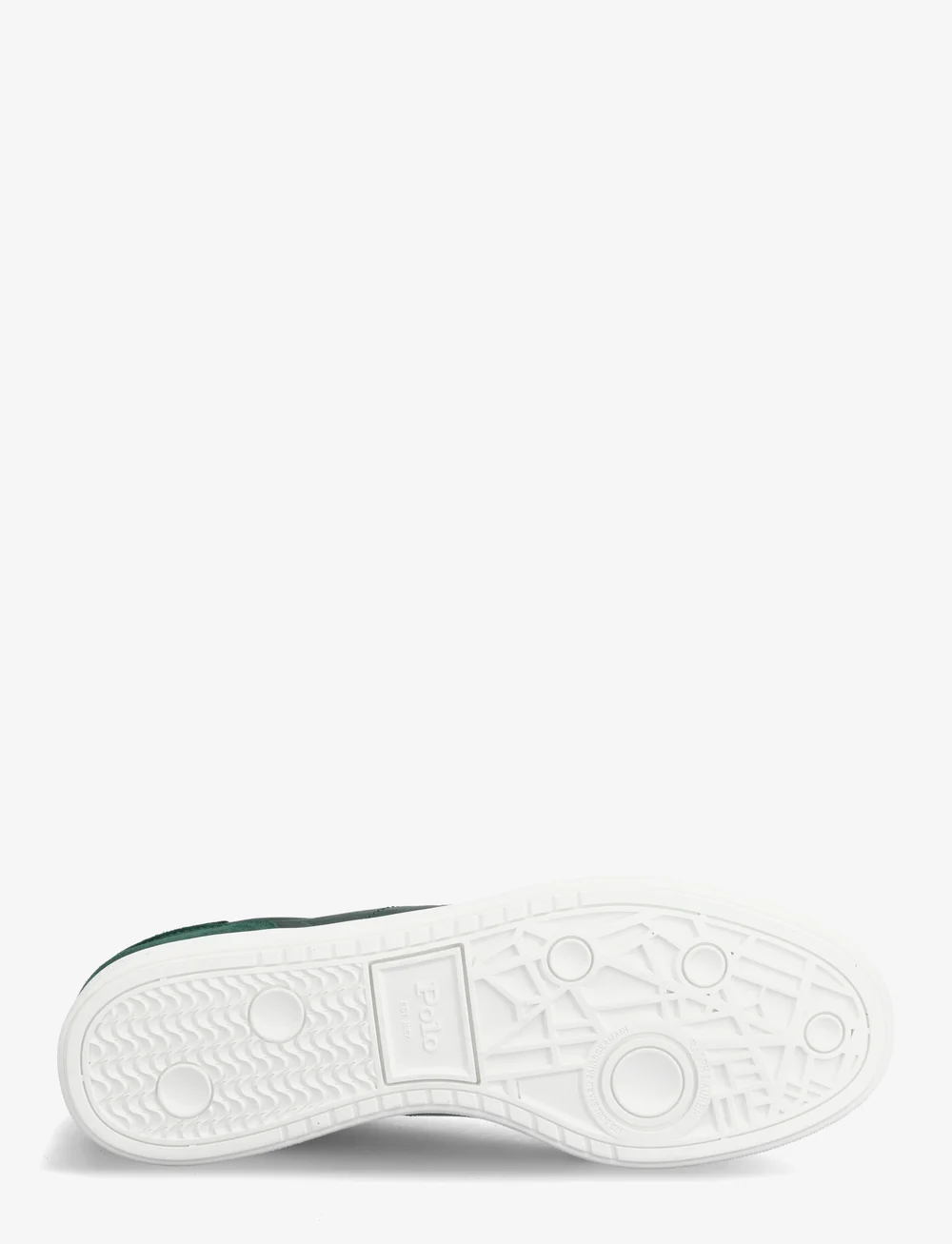 Polo Ralph Lauren - Bedford Leather-Suede Sneaker - låga sneakers - college green/dec - 4