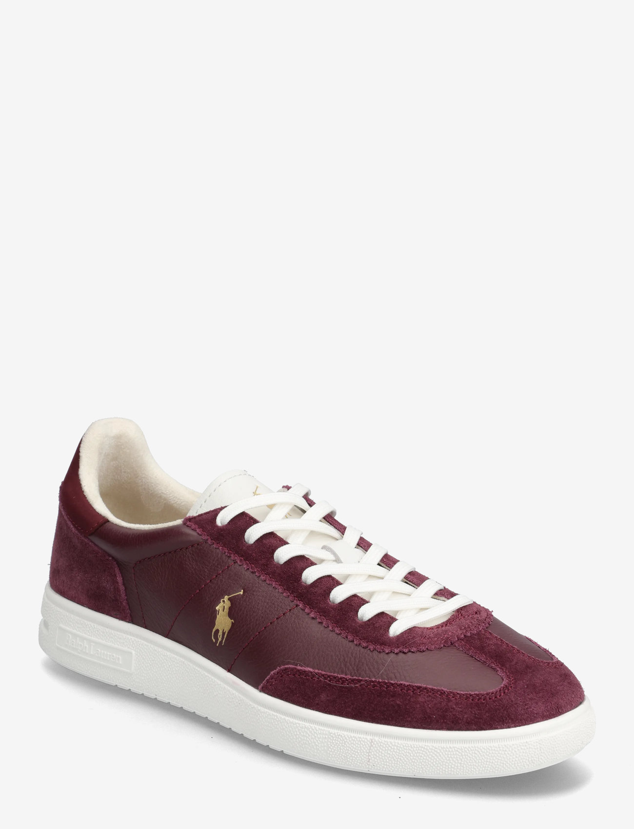 Polo Ralph Lauren - Bedford Leather-Suede Sneaker - lave sneakers - harvard wine/deck - 0