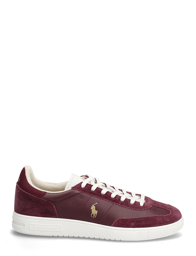 Polo Ralph Lauren - Bedford Leather-Suede Sneaker - låga sneakers - harvard wine/deck - 1