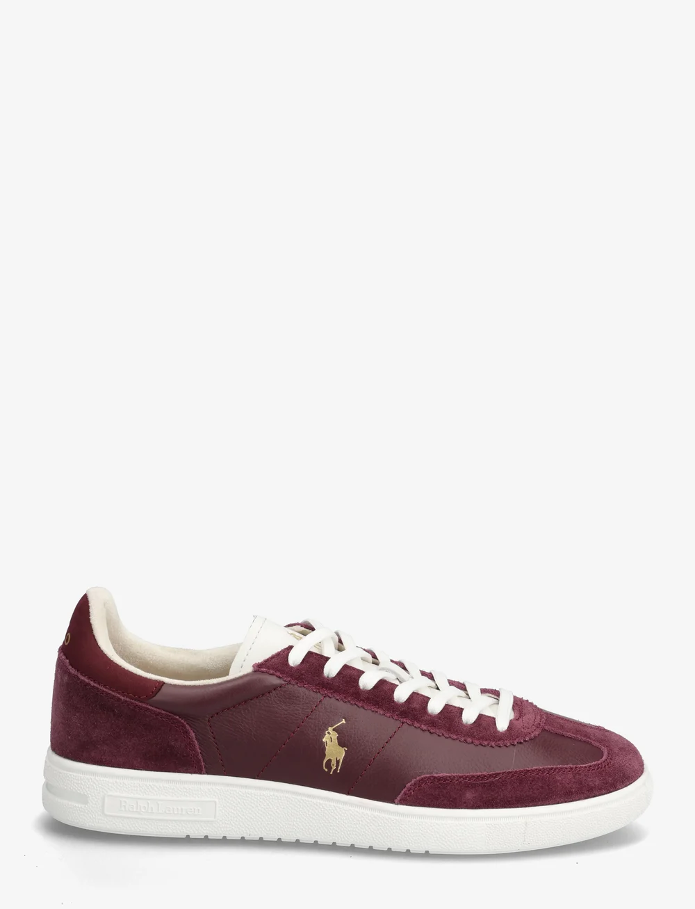 Polo Ralph Lauren - Bedford Leather-Suede Sneaker - niedriger schnitt - harvard wine/deck - 1