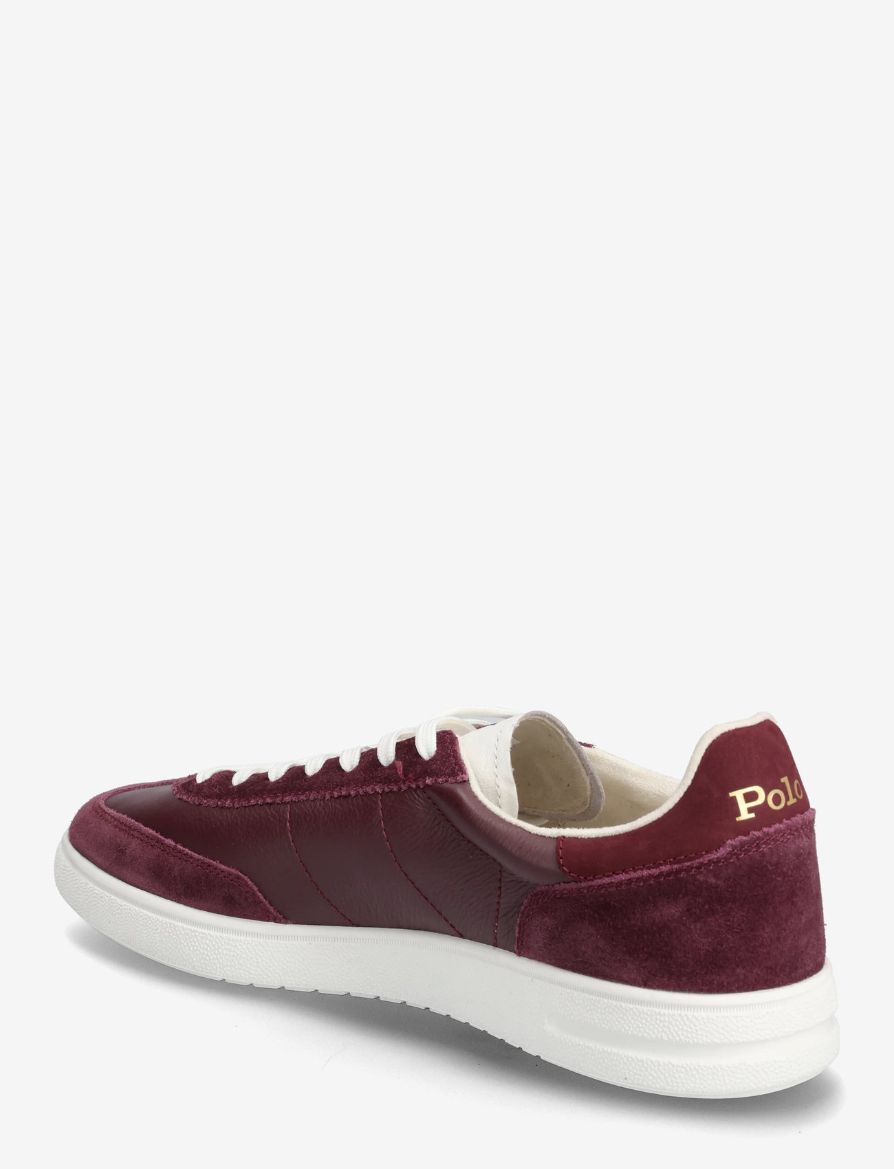 Polo Ralph Lauren - Bedford Leather-Suede Sneaker - lave sneakers - harvard wine/deck - 2
