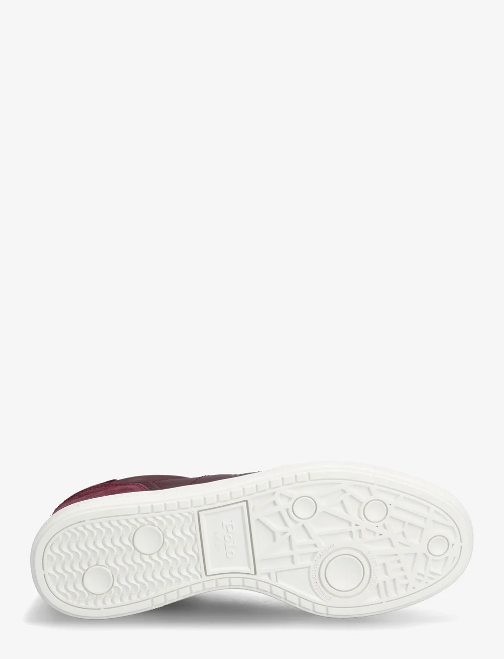 Polo Ralph Lauren - Bedford Leather-Suede Sneaker - niedriger schnitt - harvard wine/deck - 4