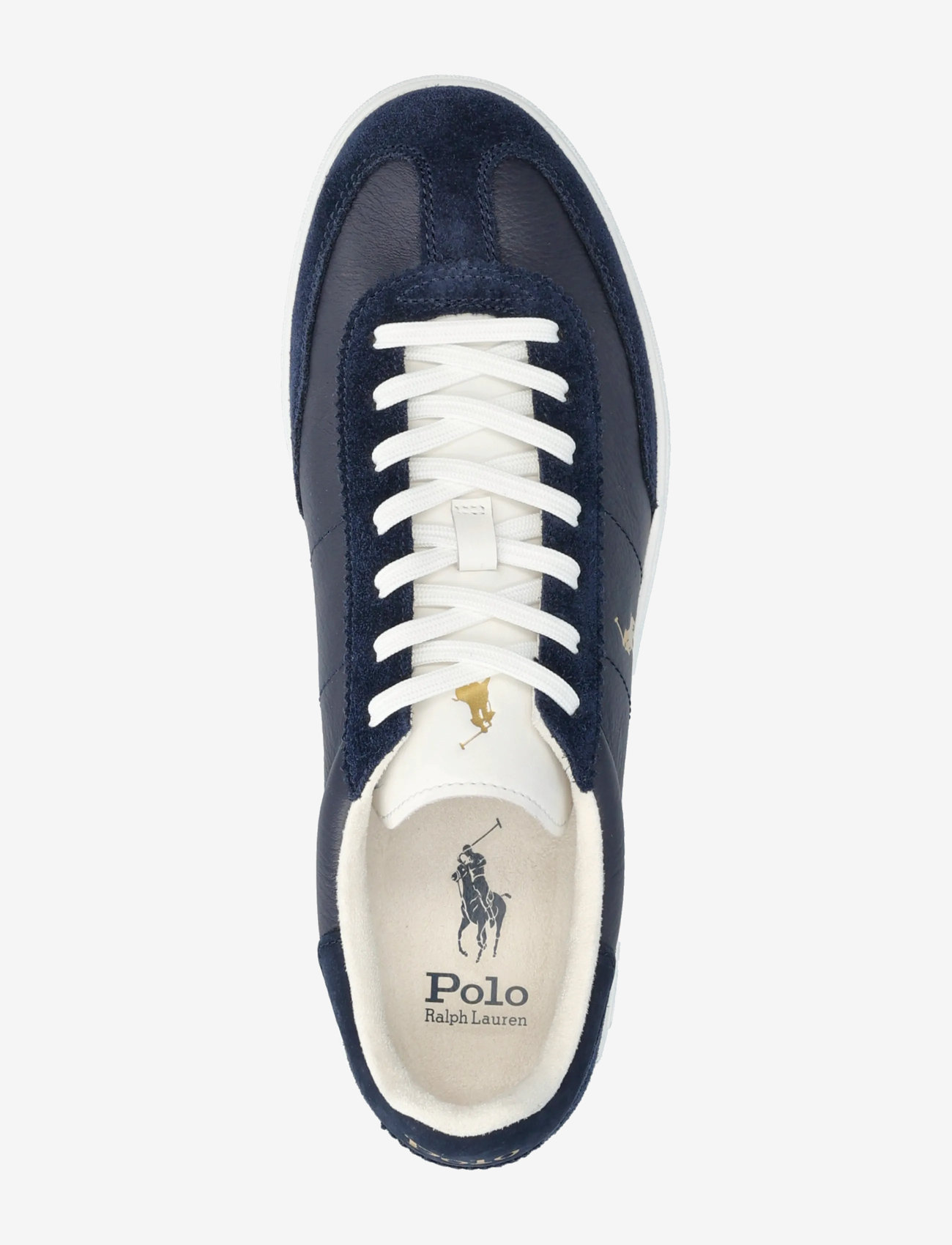 Polo Ralph Lauren - Bedford Leather-Suede Sneaker - låga sneakers - hunter navy/deckw - 3
