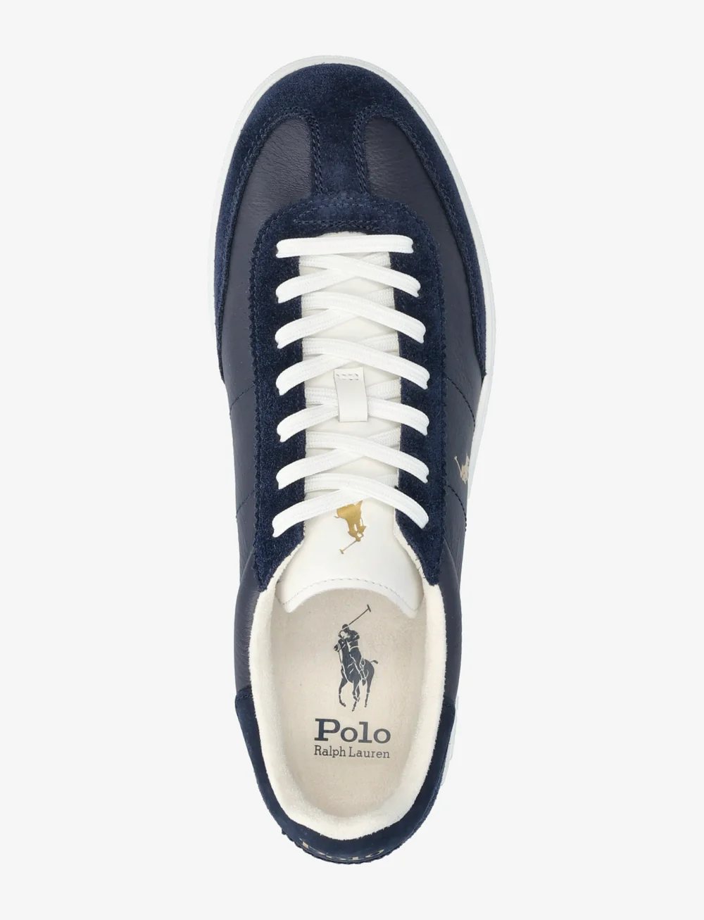 Polo Ralph Lauren - Bedford Leather-Suede Sneaker - låga sneakers - hunter navy/deckw - 3
