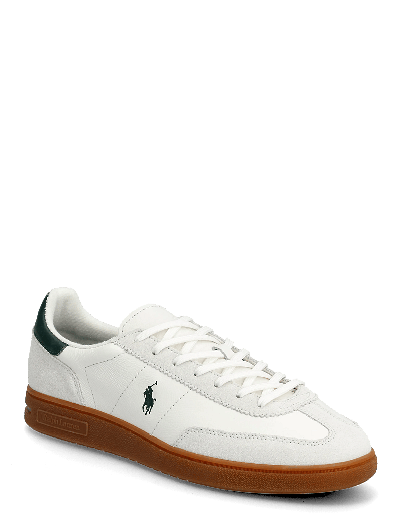 Polo Ralph Lauren - Bedford Leather-Suede Sneaker - lave sneakers - off white/forest - 0