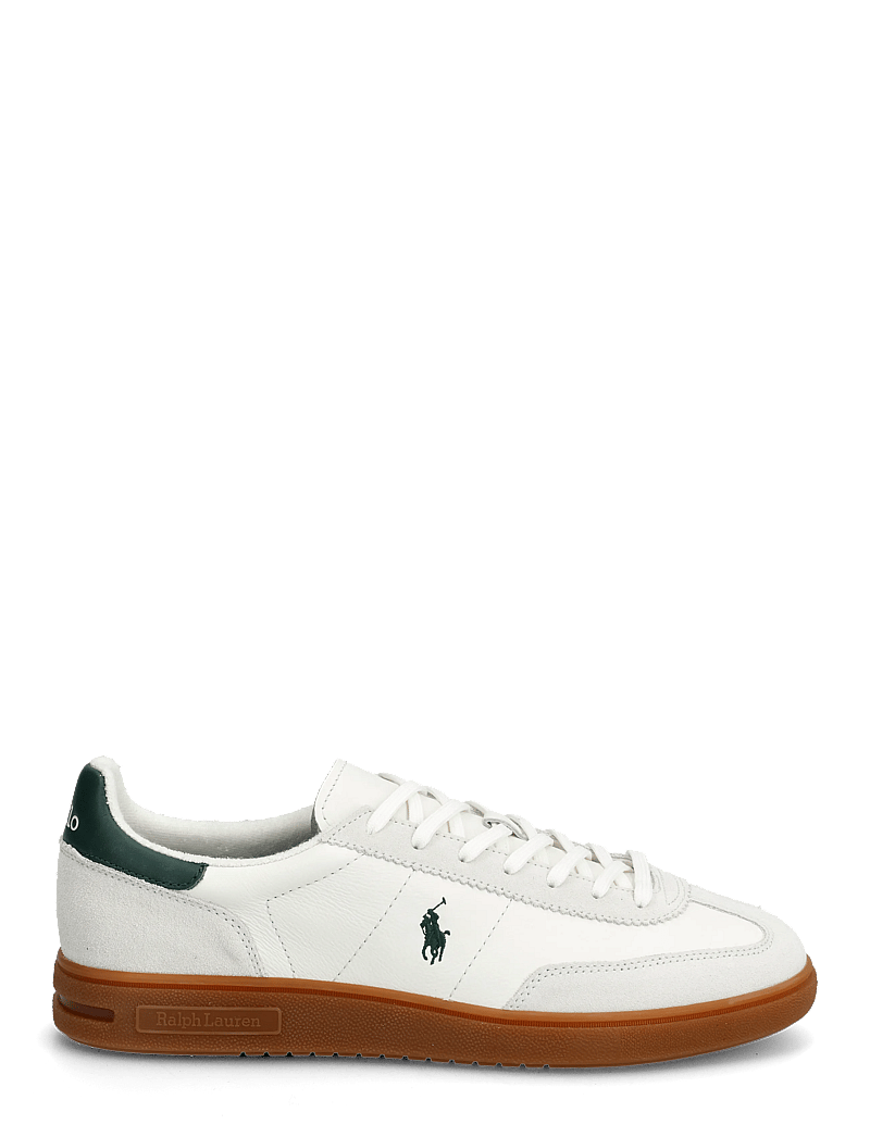 Polo Ralph Lauren - Bedford Leather-Suede Sneaker - lave sneakers - off white/forest - 1