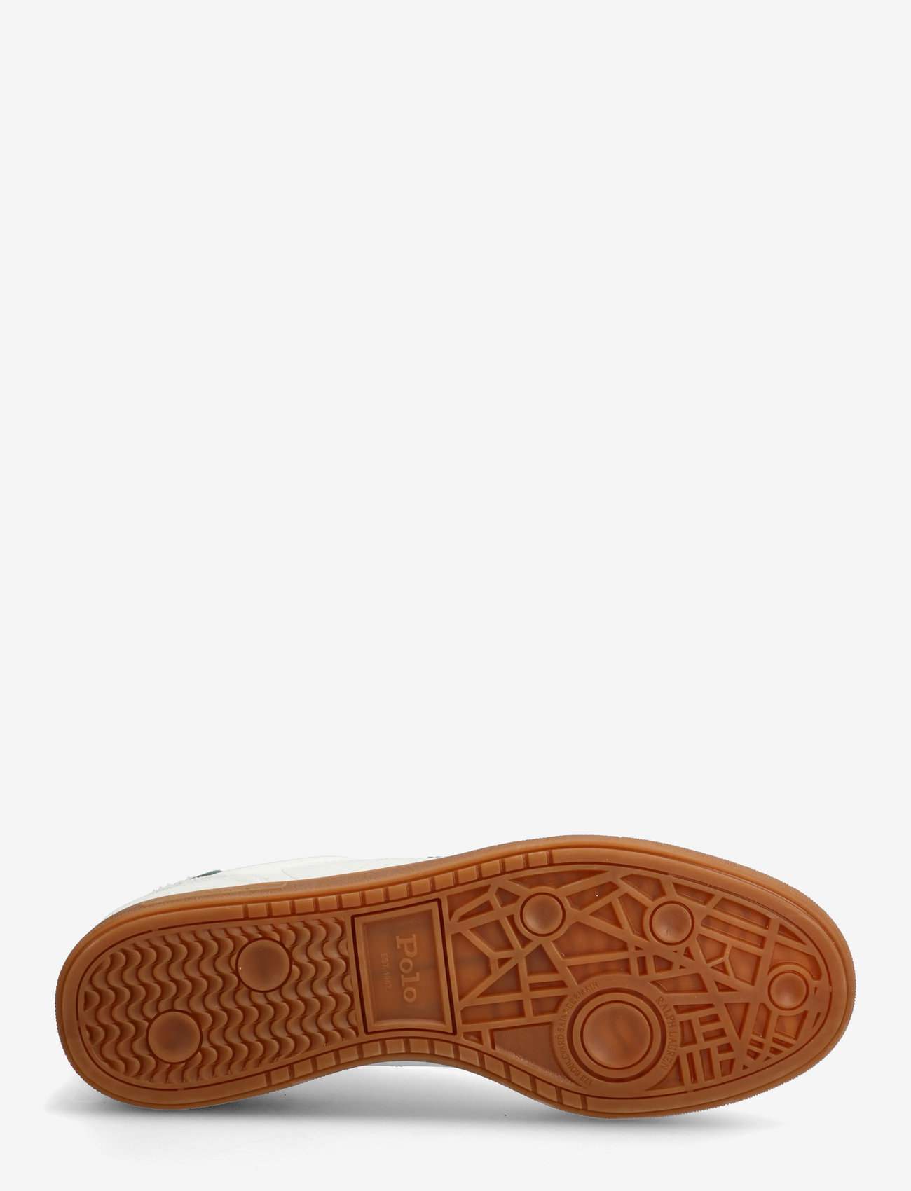 Polo Ralph Lauren - Bedford Leather-Suede Sneaker - lave sneakers - off white/forest - 4