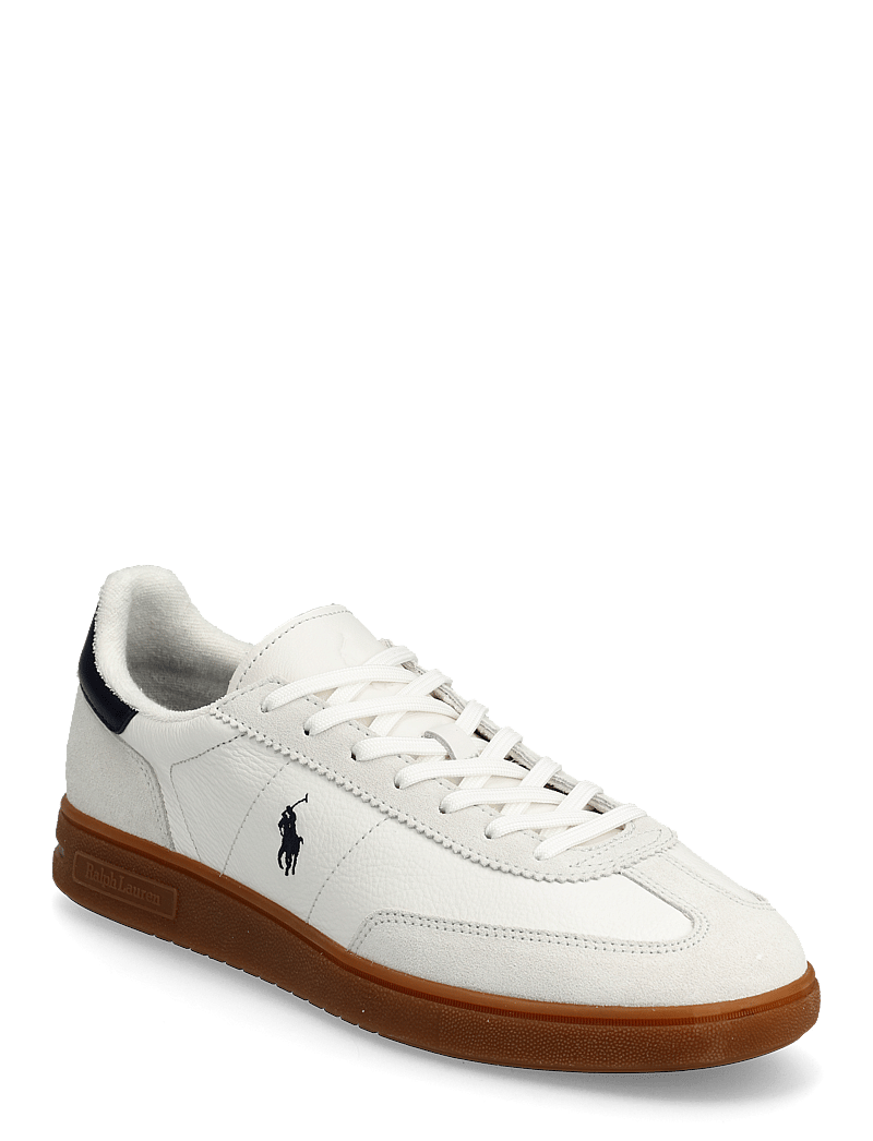 Polo Ralph Lauren - Bedford Leather-Suede Sneaker - låga sneakers - off white/navy - 0