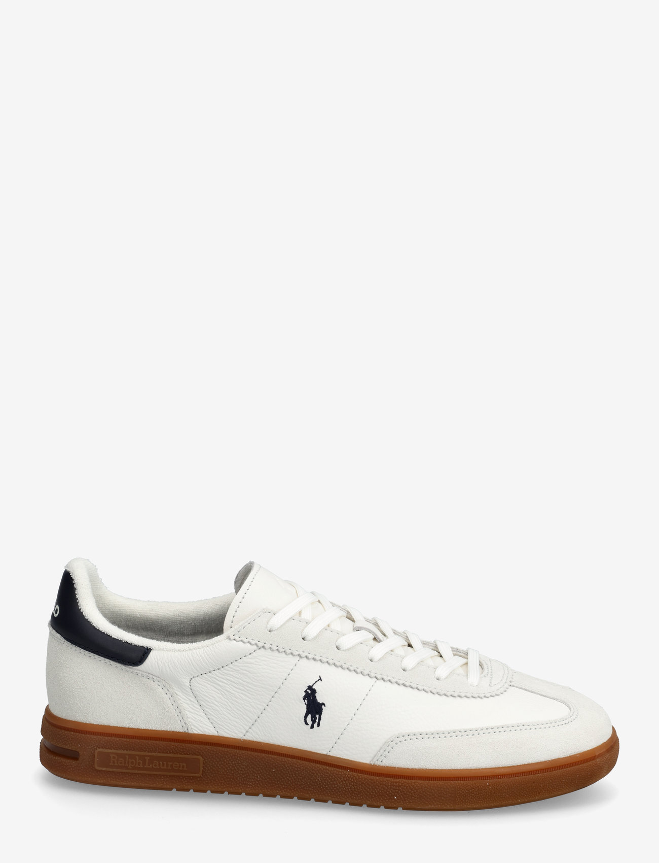 Polo Ralph Lauren - Bedford Leather-Suede Sneaker - låga sneakers - off white/navy - 1
