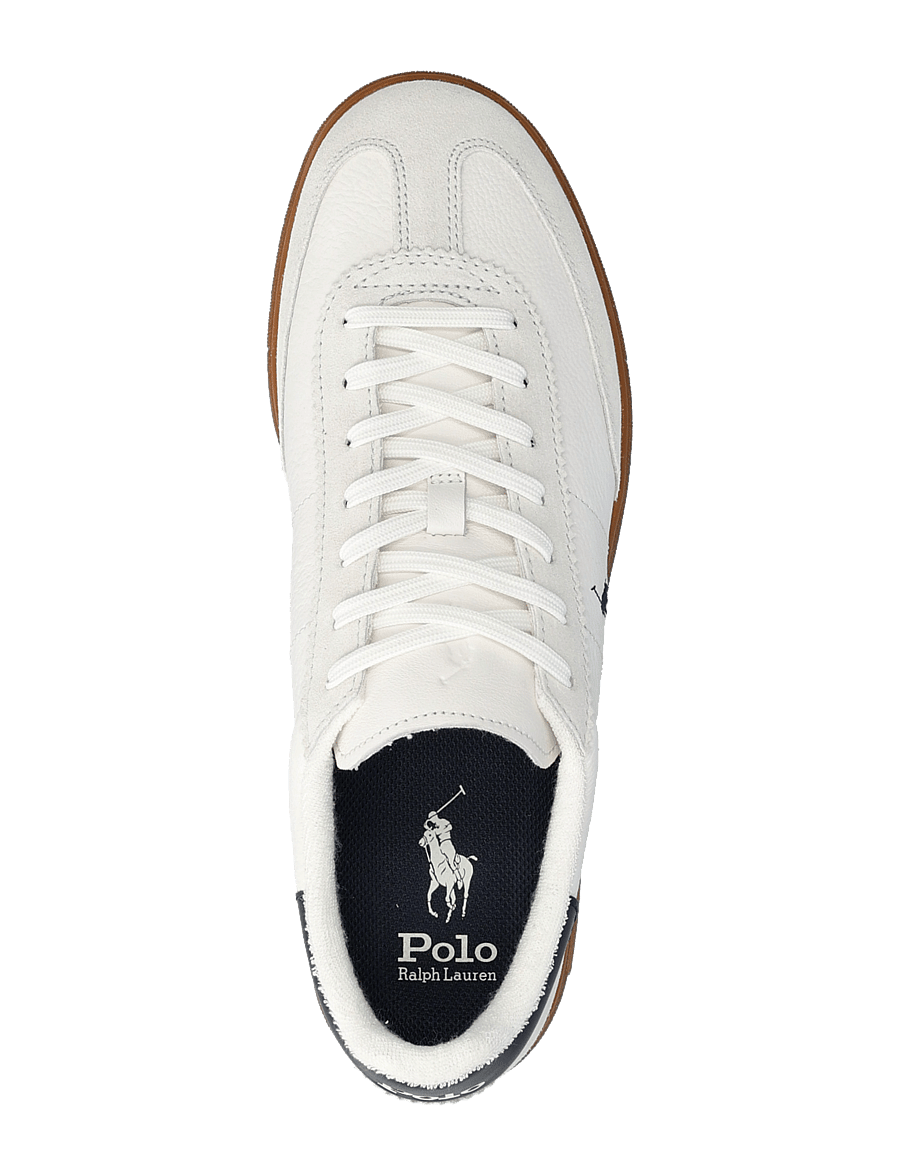 Polo Ralph Lauren - LEATHER/SUEDE-BEDFORD PP-SK-LTL - sneakersy niskie - off white/navy - 3