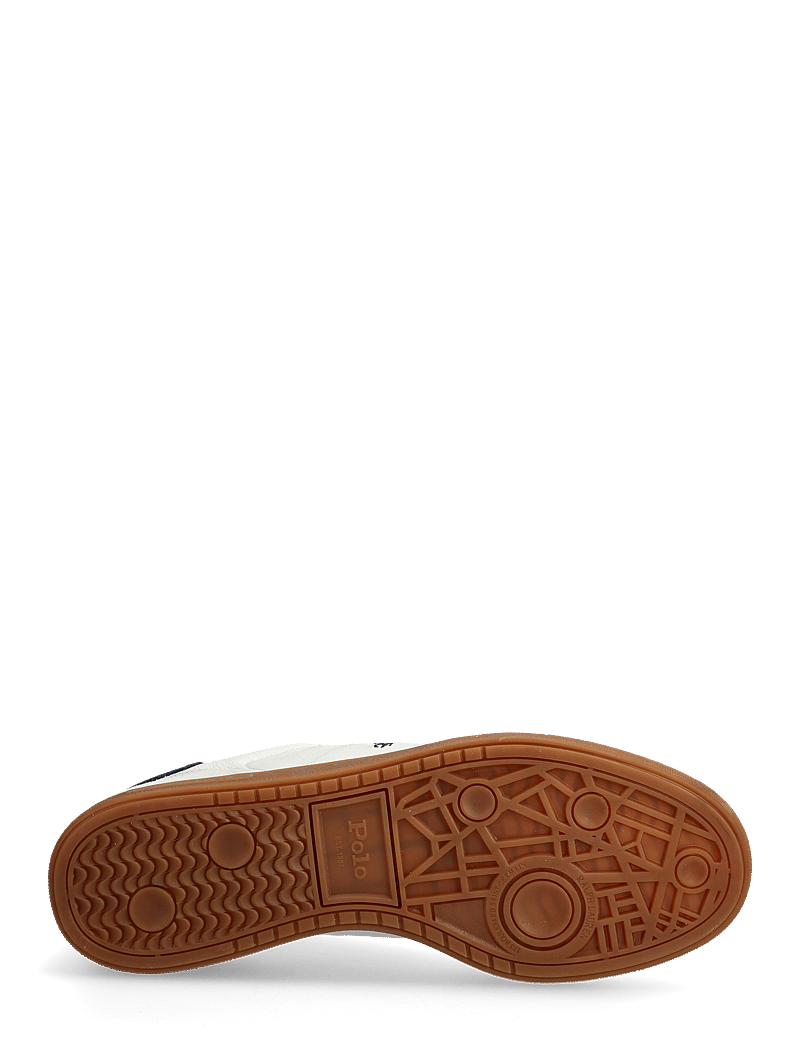 Polo Ralph Lauren - Bedford Leather-Suede Sneaker - låga sneakers - off white/navy - 4