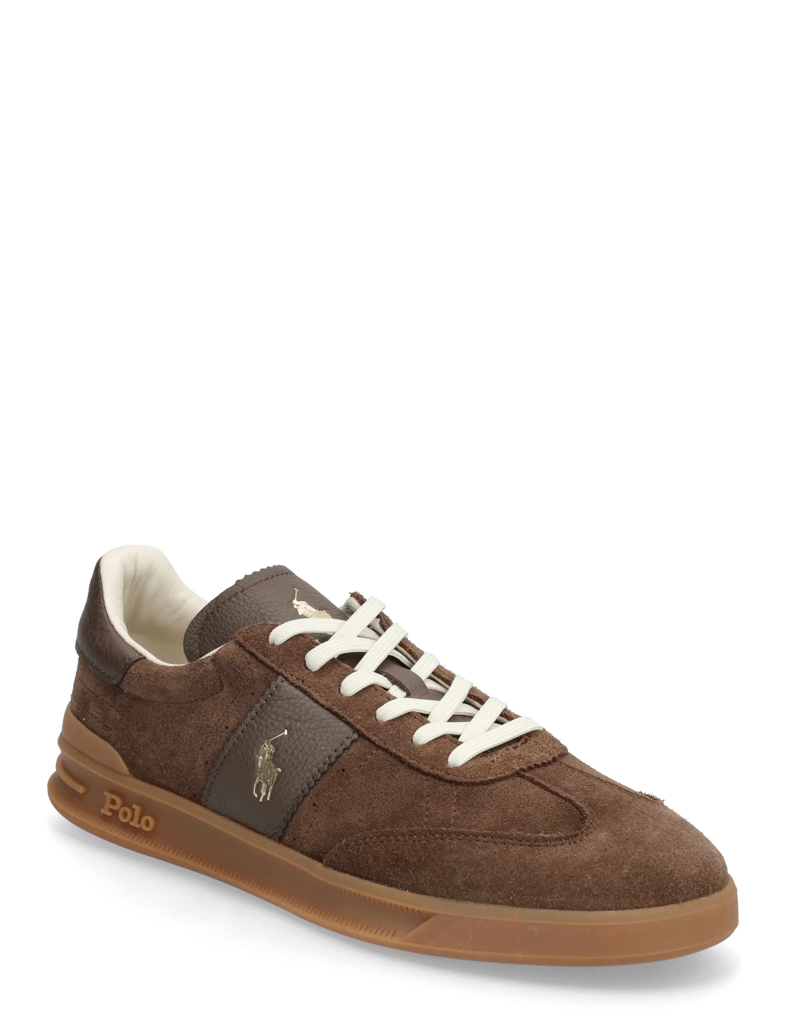 Polo Ralph Lauren Heritage Aera Suede Sneaker - Låga sneakers - CHOCOLATE BROWN / brown
