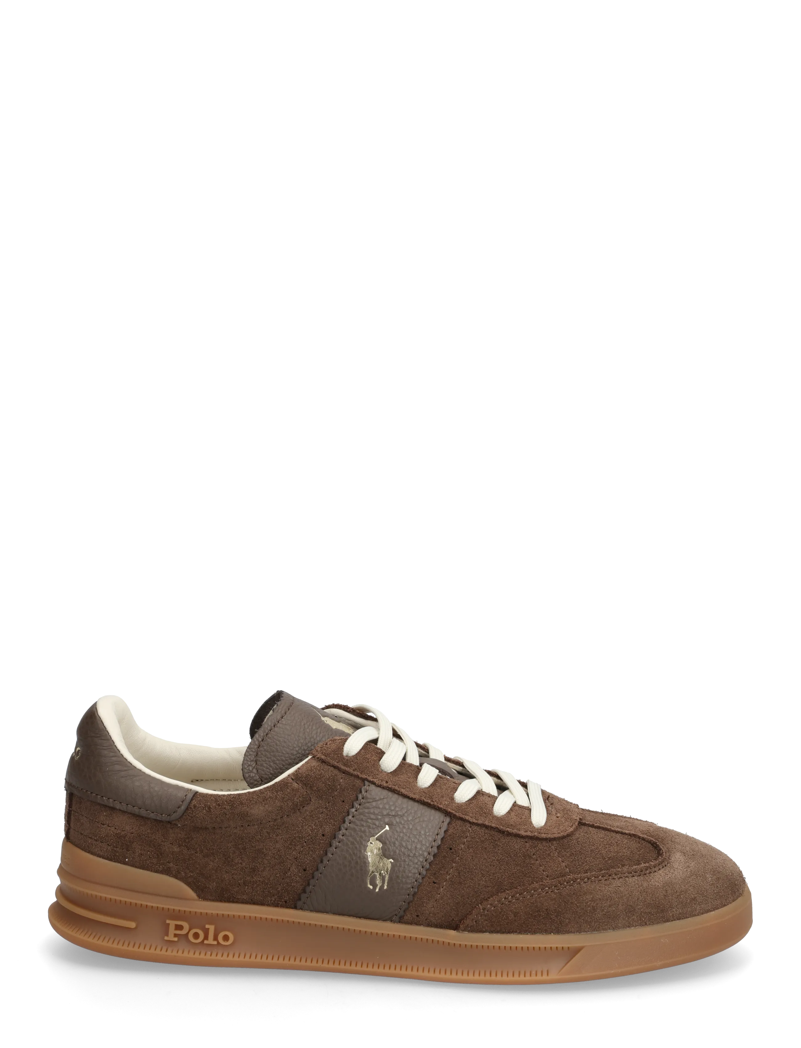 Polo Ralph Lauren - SUEDE-HRT AERA PP-SK-LTL - lave sneakers - chocolate brown - 1