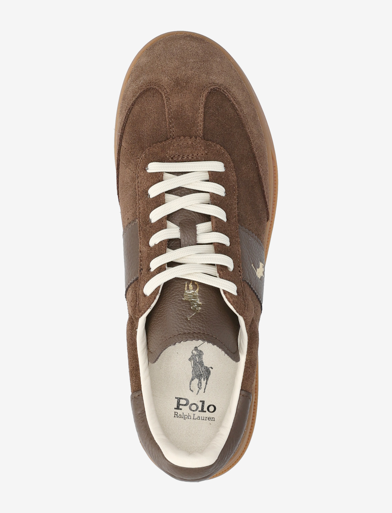 Polo Ralph Lauren - Heritage Aera Suede Sneaker - låga sneakers - chocolate brown - 3