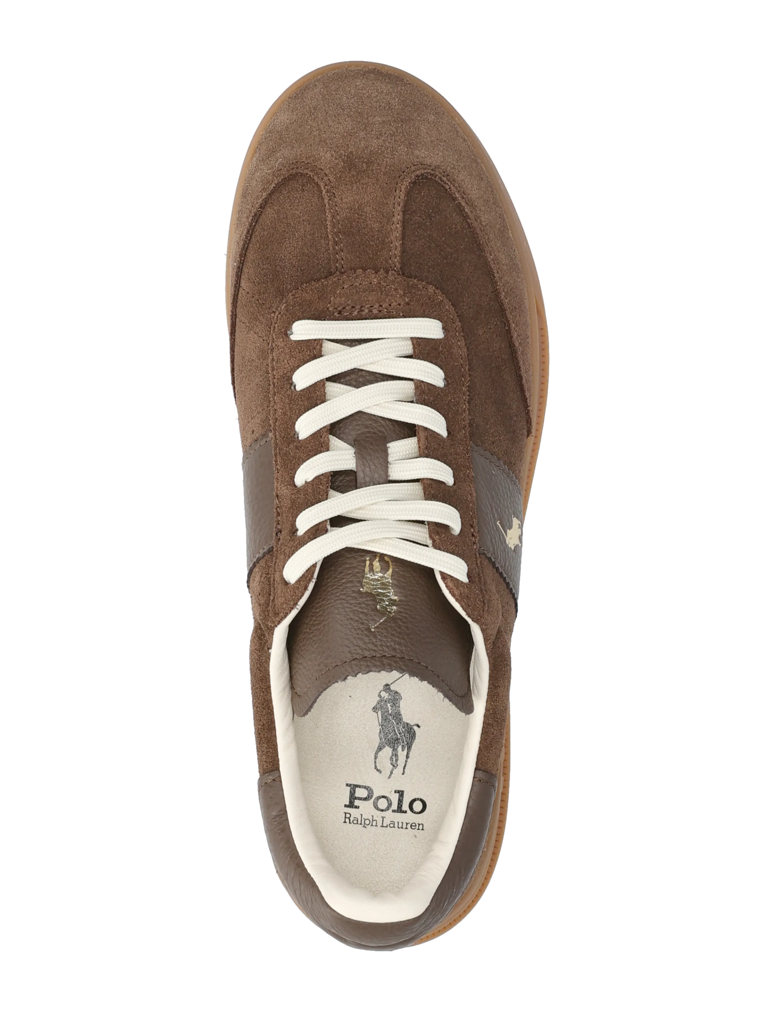 Polo Ralph Lauren - SUEDE-HRT AERA PP-SK-LTL - lave sneakers - chocolate brown - 3
