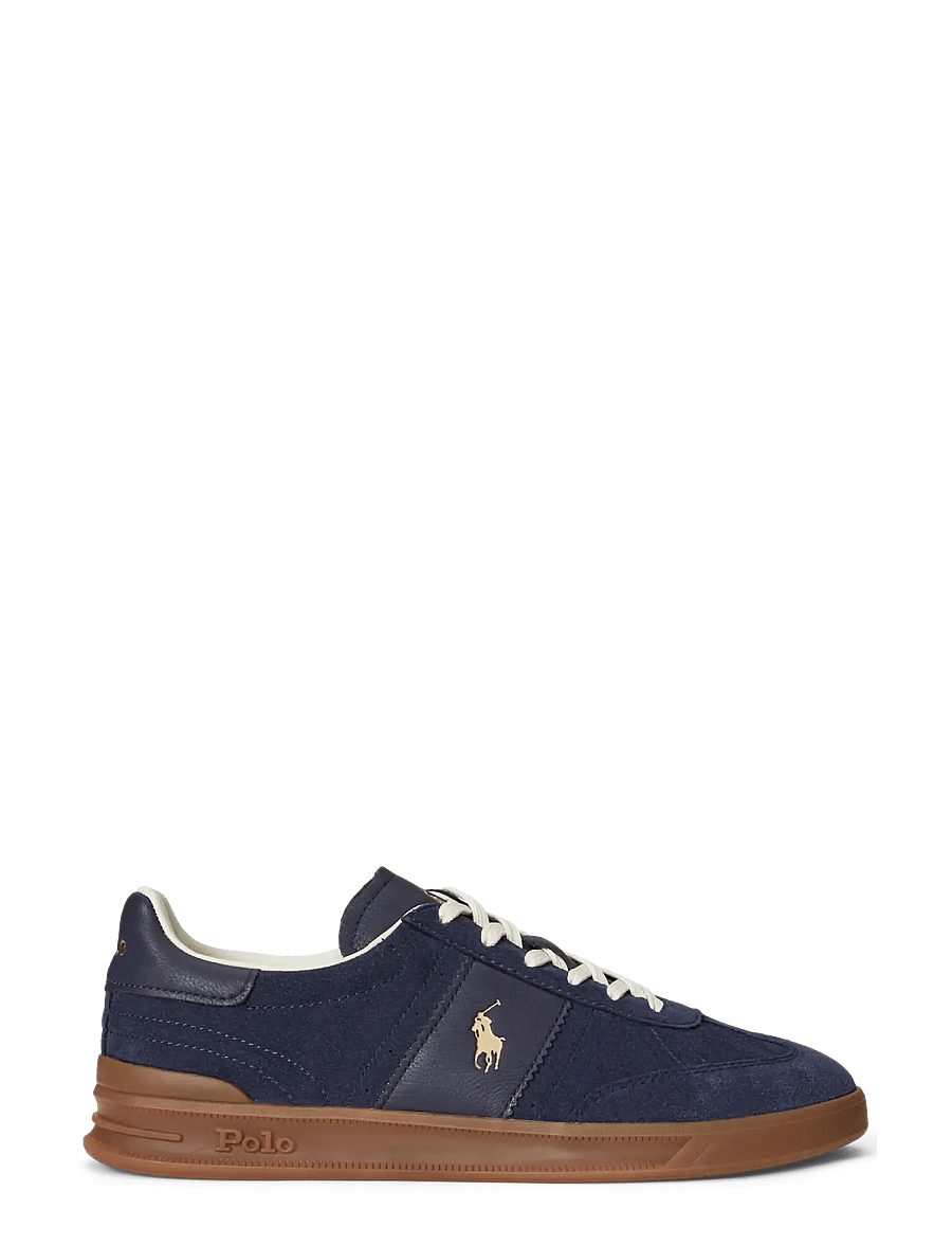 Polo Ralph Lauren - Heritage Aera Suede Sneaker - low-top sneaker - hunter navy - 0