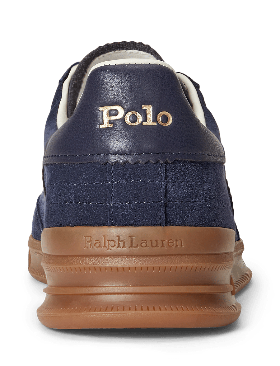 Polo Ralph Lauren - Heritage Aera Suede Sneaker - low-top sneaker - hunter navy - 5