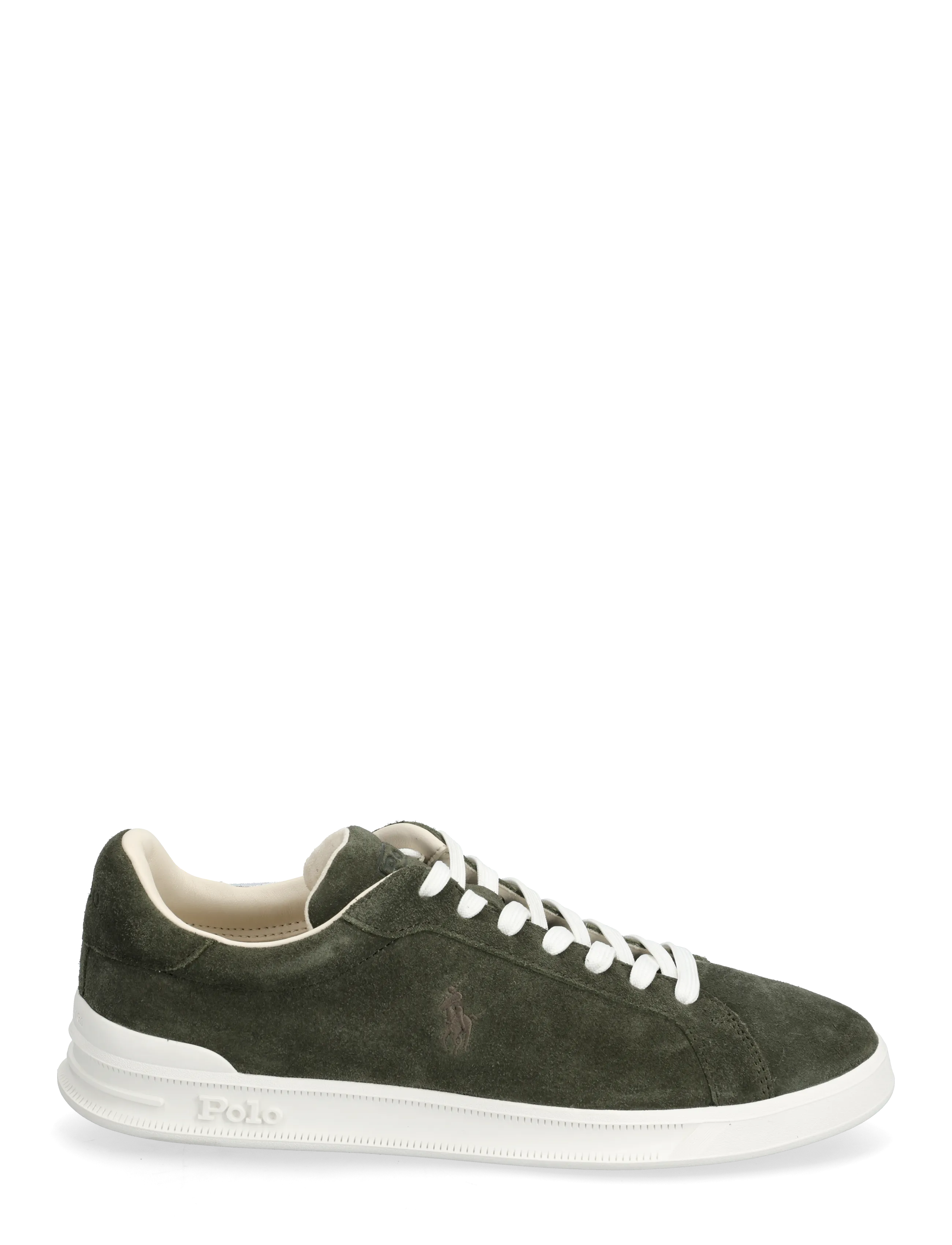 Polo Ralph Lauren - Heritage Court II Suede Sneaker - estate olive - 1