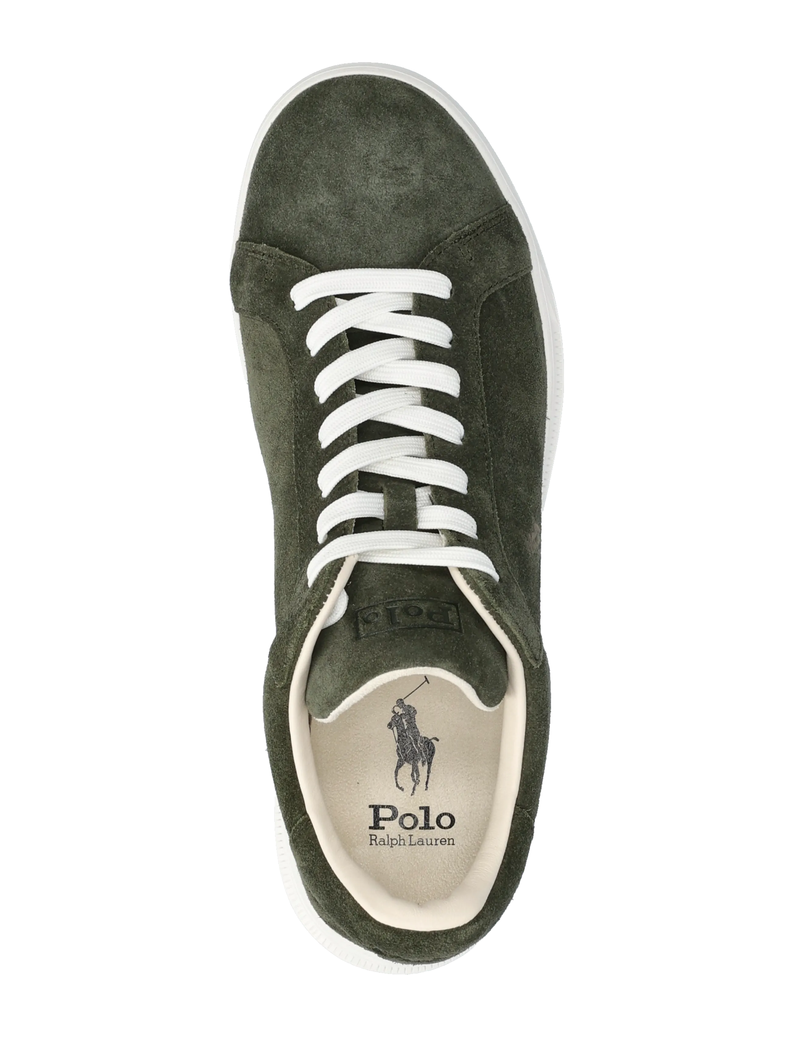 Polo Ralph Lauren - Heritage Court II Suede Sneaker - estate olive - 3