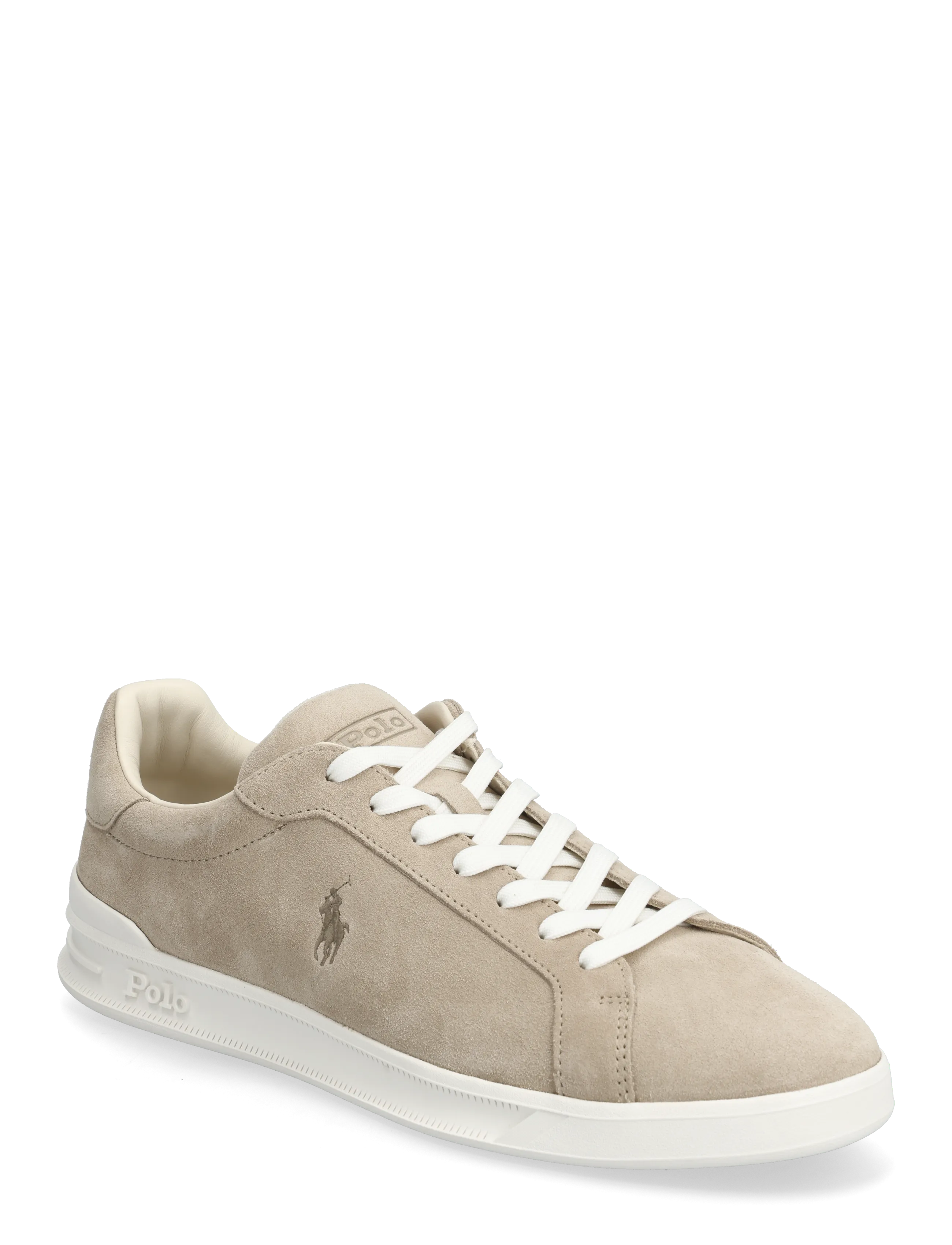 Polo Ralph Lauren Heritage Court II Suede Sneaker - Shoes - MILKSHAKE / beige