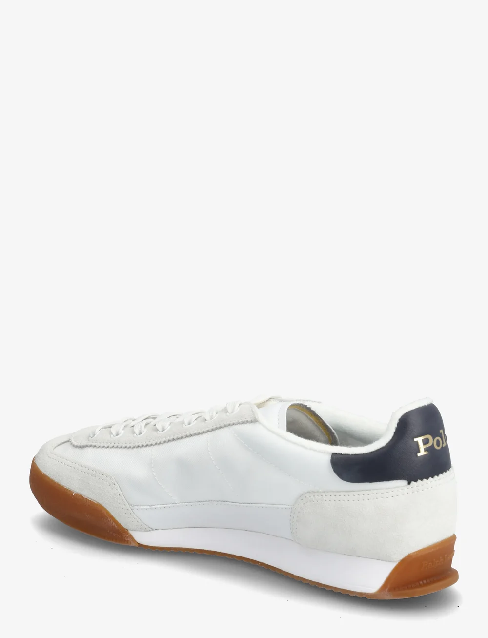 Polo Ralph Lauren - Hester Suede & Canvas Sneaker - låga sneakers - white/hunter navy - 2