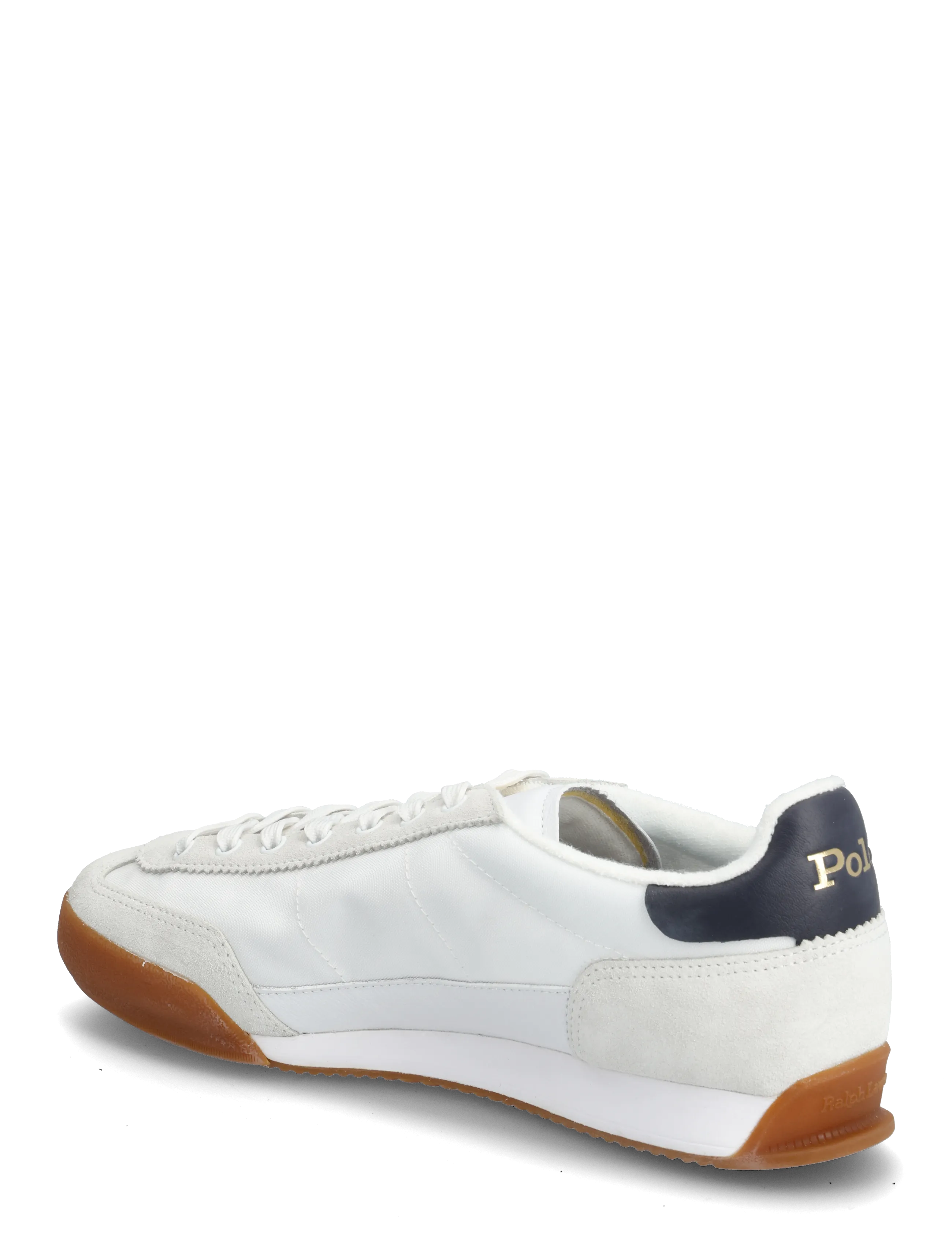 Polo Ralph Lauren - Hester Suede & Canvas Sneaker - lágir strigaskór - white/hunter navy - 2