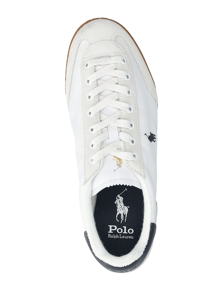 Polo Ralph Lauren - Hester Suede & Canvas Sneaker - laag sneakers - white/hunter navy - 3