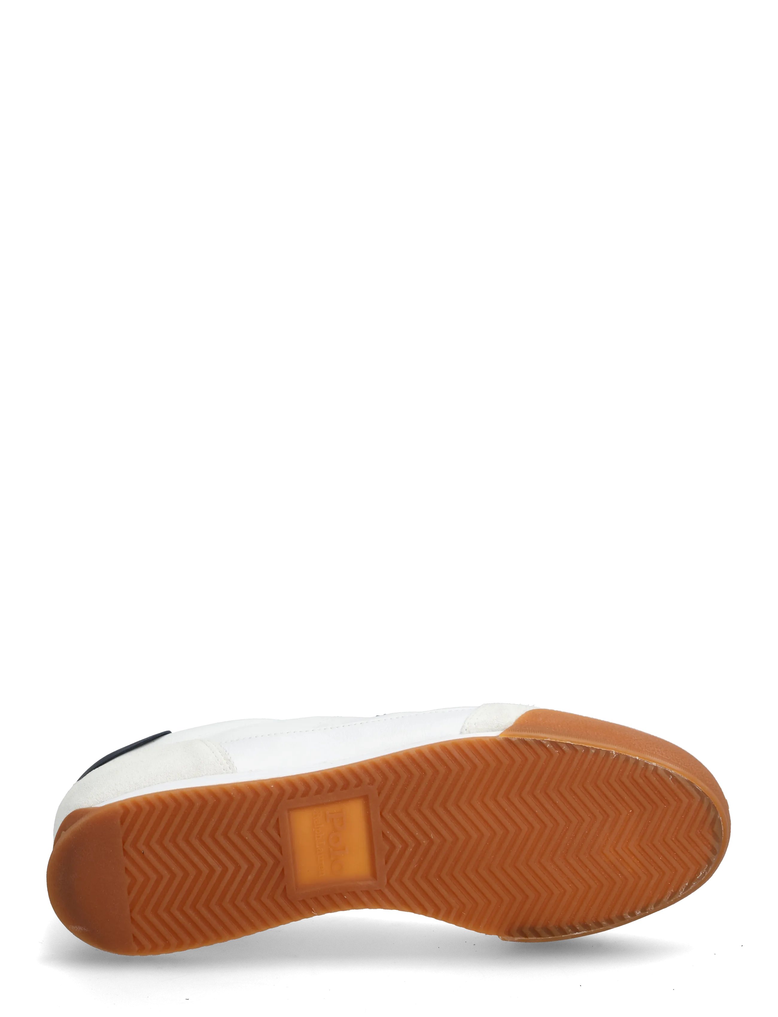 Polo Ralph Lauren - Hester Suede & Canvas Sneaker - lágir strigaskór - white/hunter navy - 4