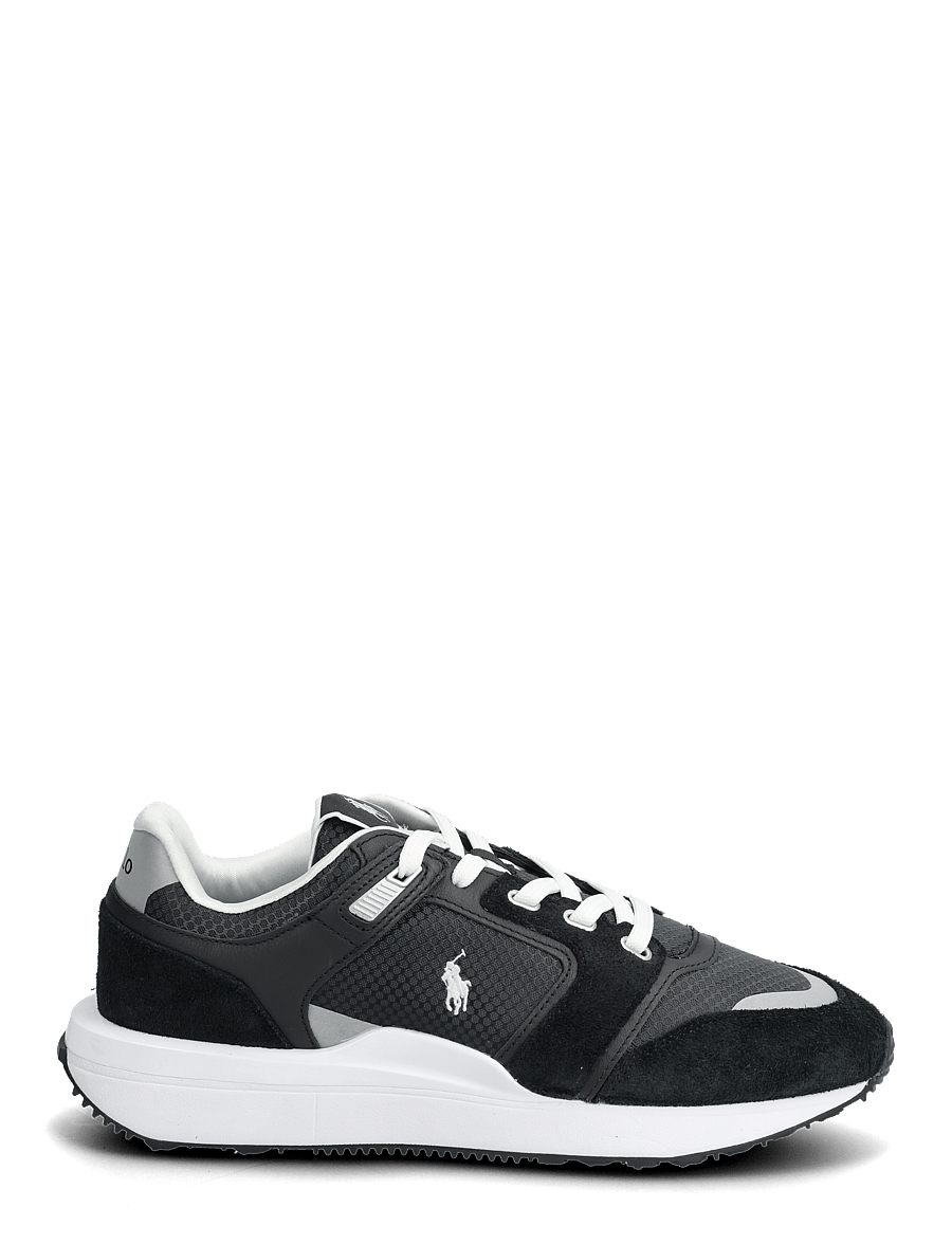 Polo Ralph Lauren - Train 89 V2 Suede-Paneled Sneaker - black/white - 2