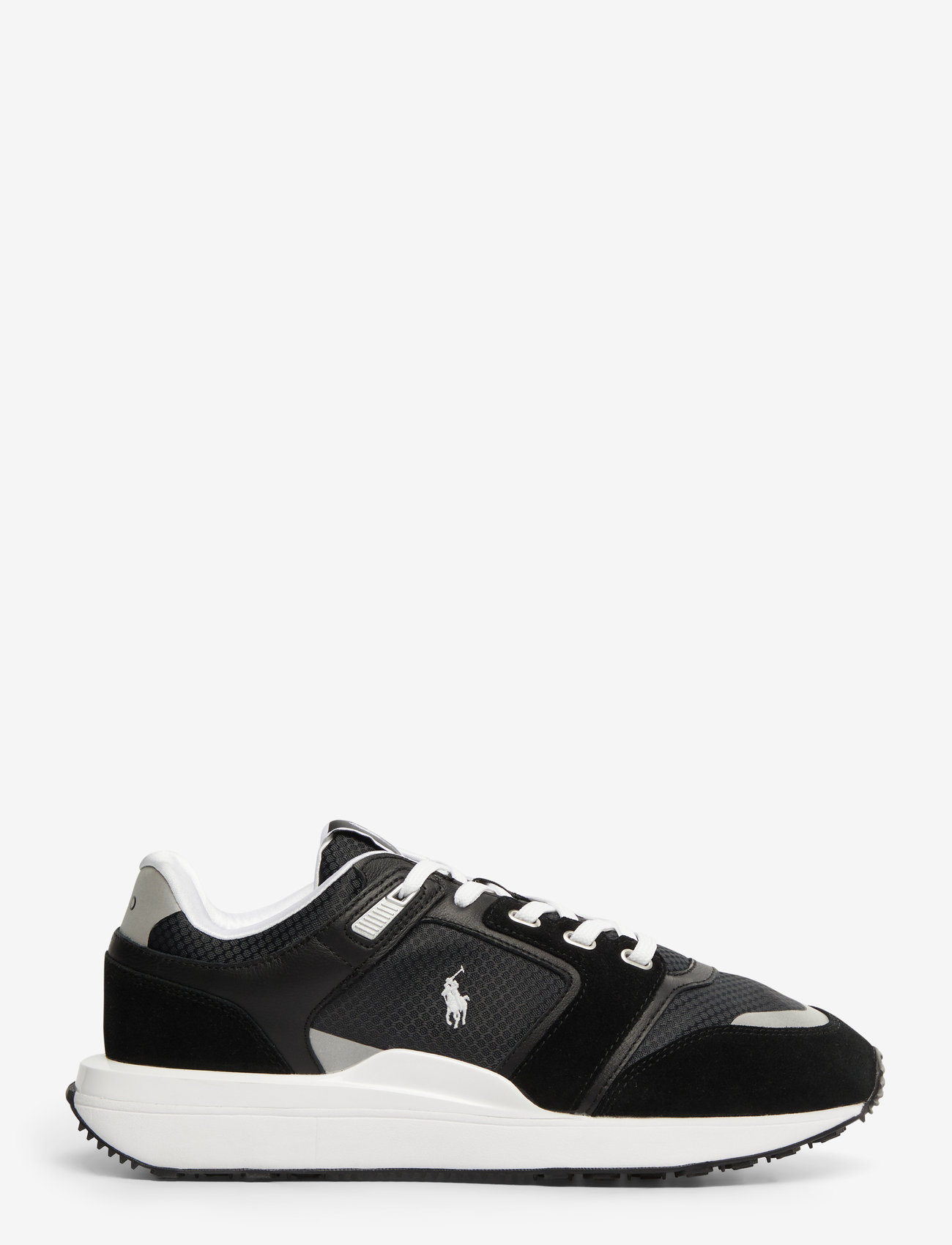 Polo Ralph Lauren - Train 89 V2 Suede-Paneled Sneaker - tennised - black/white - 1