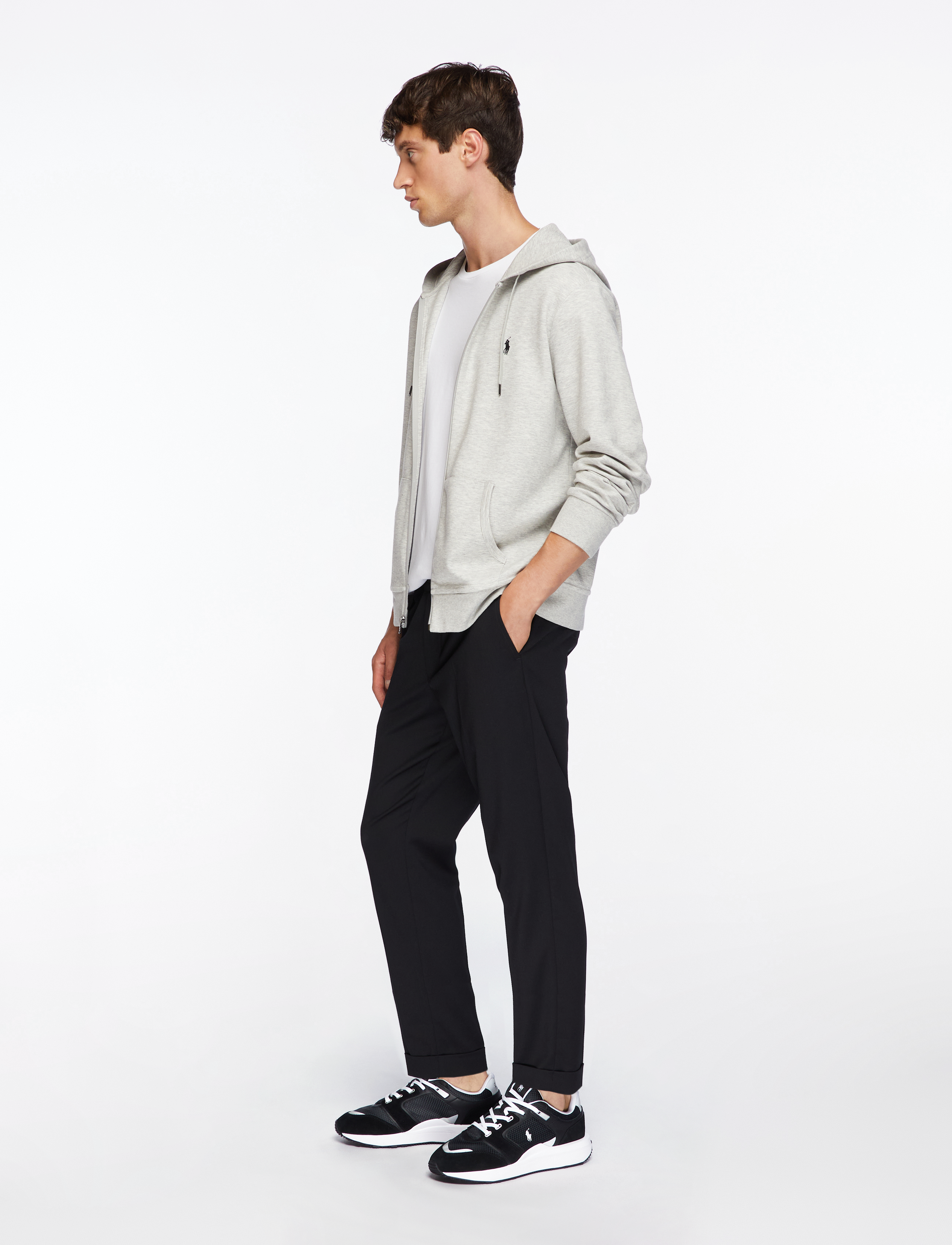 Polo Ralph Lauren Låg sneaker 'TRN 89 PP V2' grafit / silvergrå / svart låga sneakers herr – bild 4
