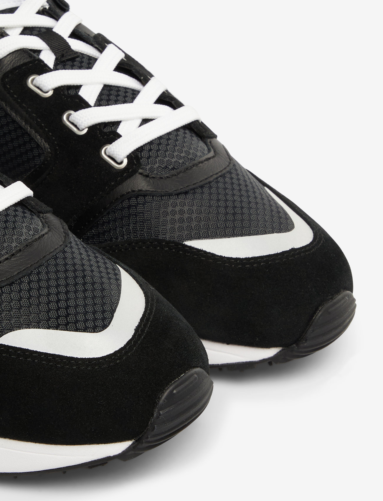 Polo Ralph Lauren - Train 89 V2 Suede-Paneled Sneaker - tennised - black/white - 4